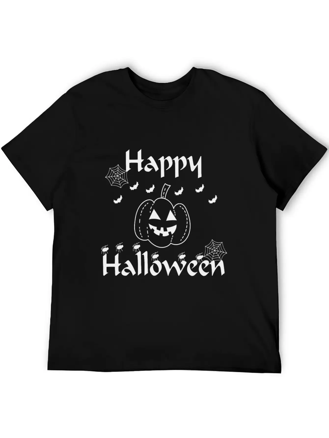 Happy Halloween Essential Unisex Summer Tee – Soft Cotton Casual Fit