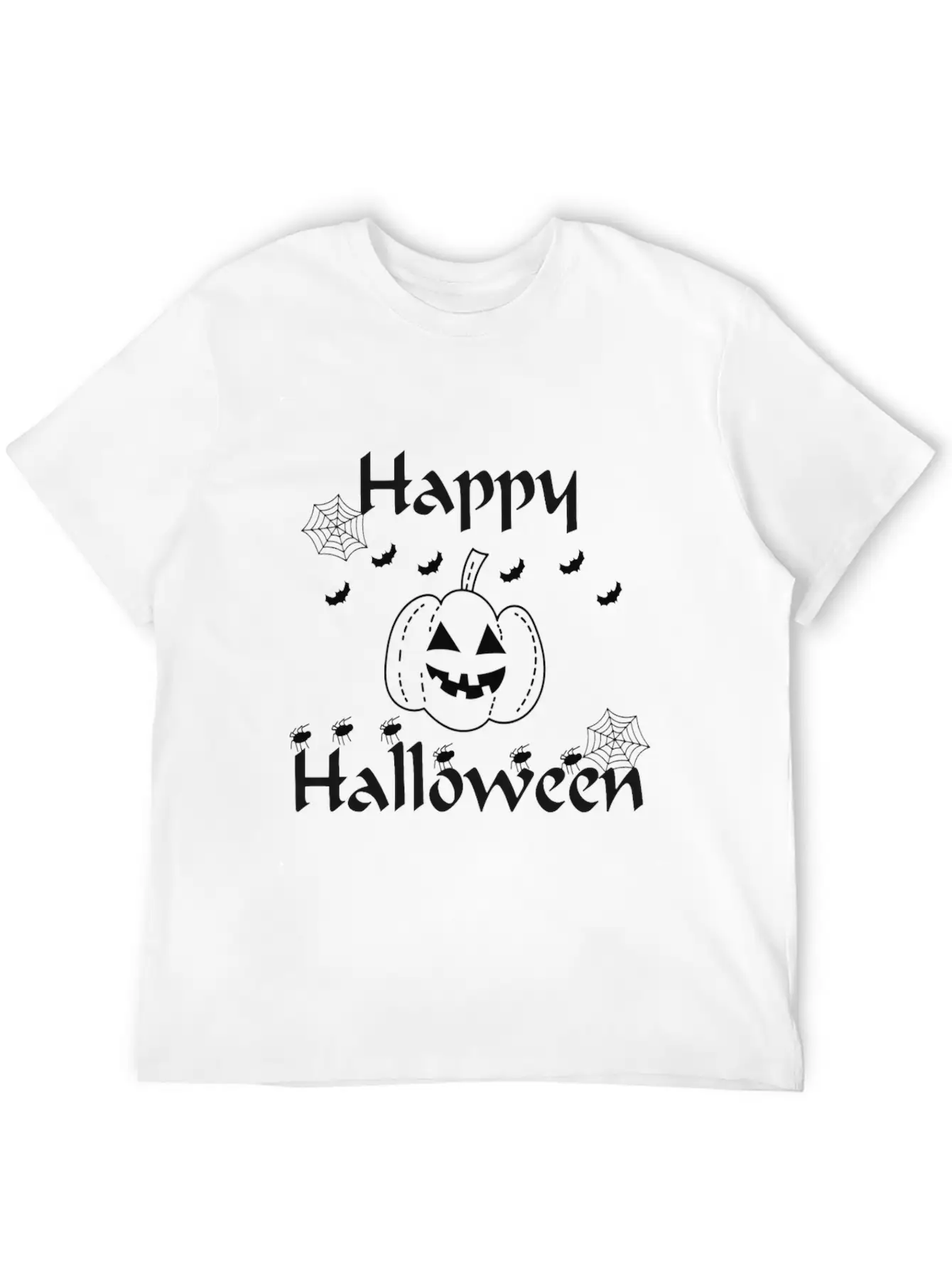 Happy Halloween Essential Unisex Summer Tee – Soft Cotton Casual Fit