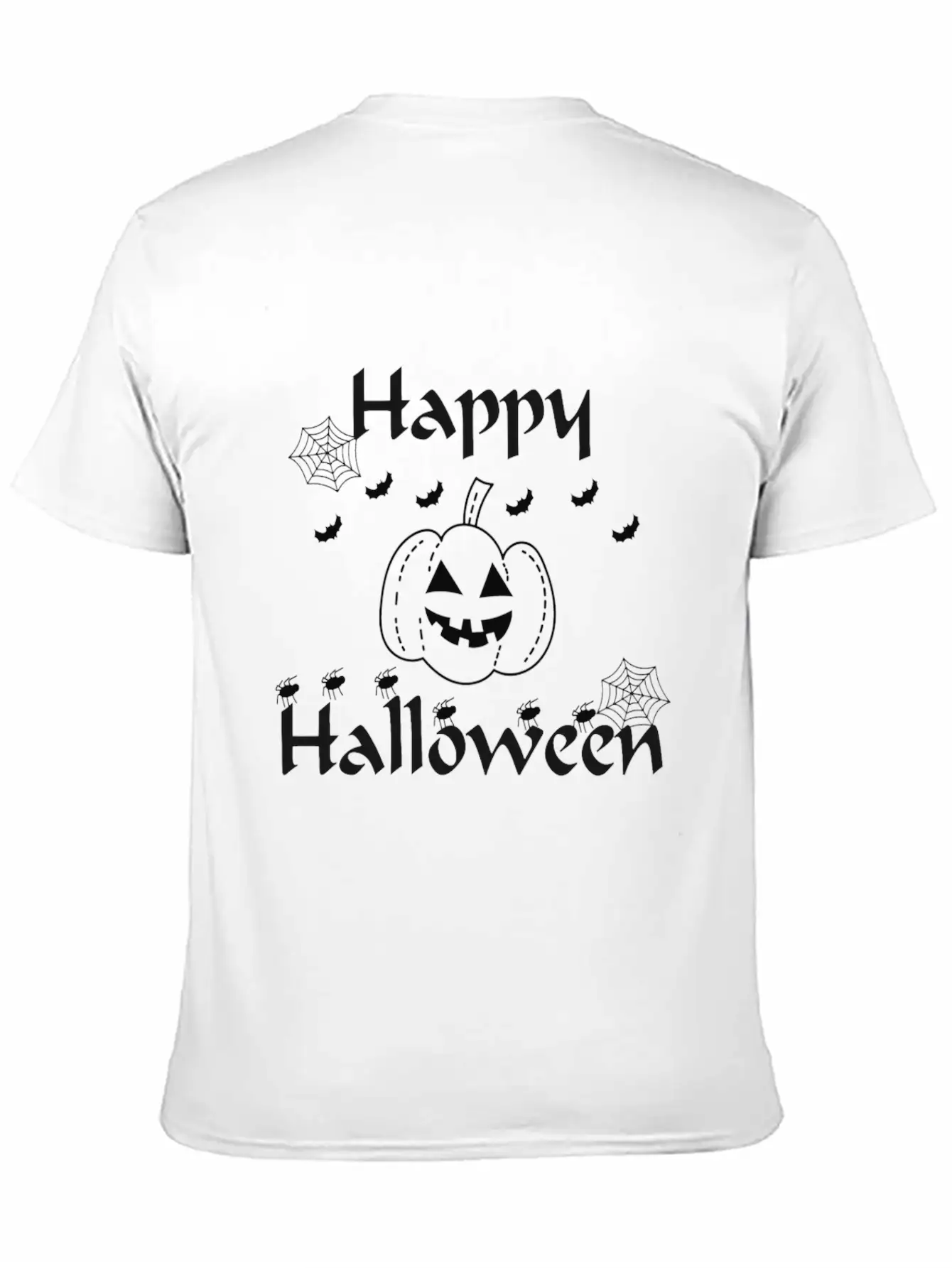 Happy Halloween Essential Unisex Summer Tee – Soft Cotton Casual Fit