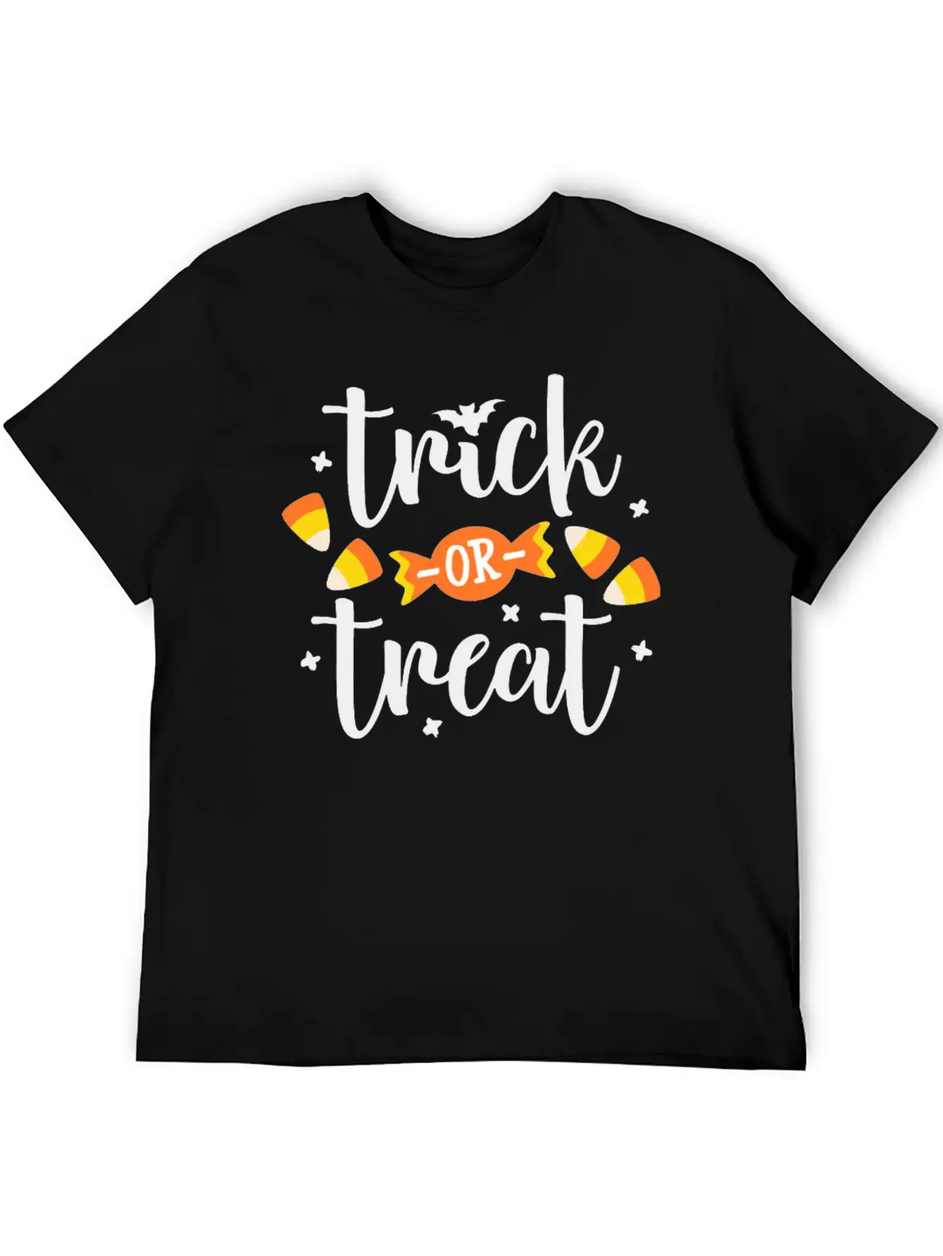 Happy Halloween Trick Or Treat Happy Halloween Unisex Short Sleeve Soft Cotton T-Shirt – Casual Everyday Wear