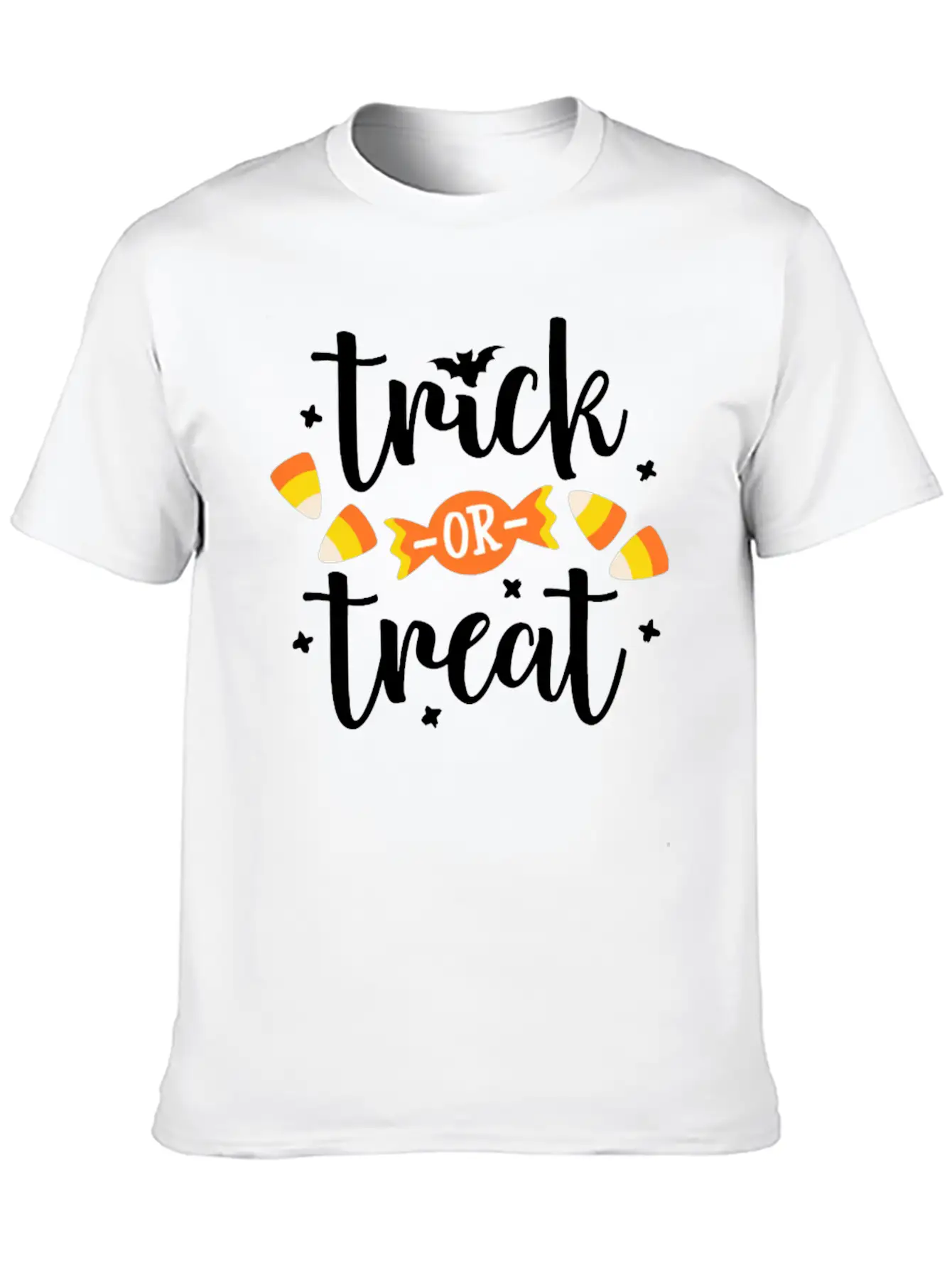 Happy Halloween Trick Or Treat Happy Halloween Unisex Short Sleeve Soft Cotton T-Shirt – Casual Everyday Wear