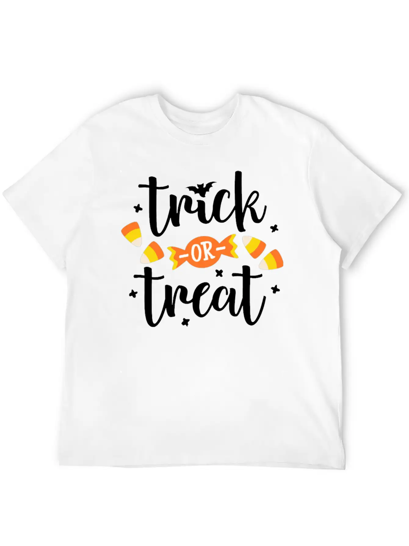 Happy Halloween Trick Or Treat Happy Halloween Unisex Short Sleeve Soft Cotton T-Shirt – Casual Everyday Wear