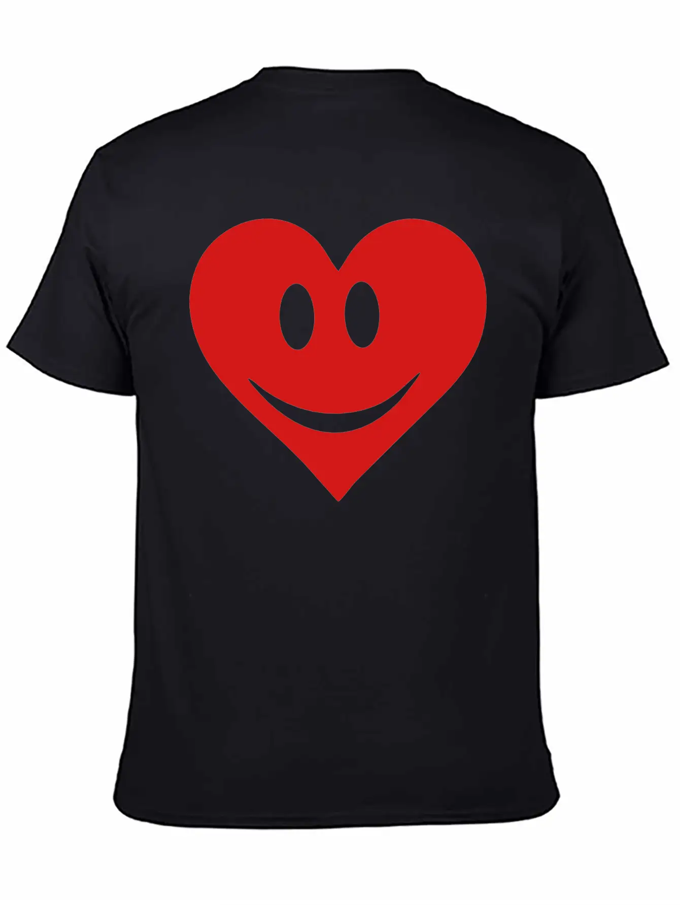 Happy Heart Basic Graphic T-Shirt – Daily Comfort In Soft Cotton