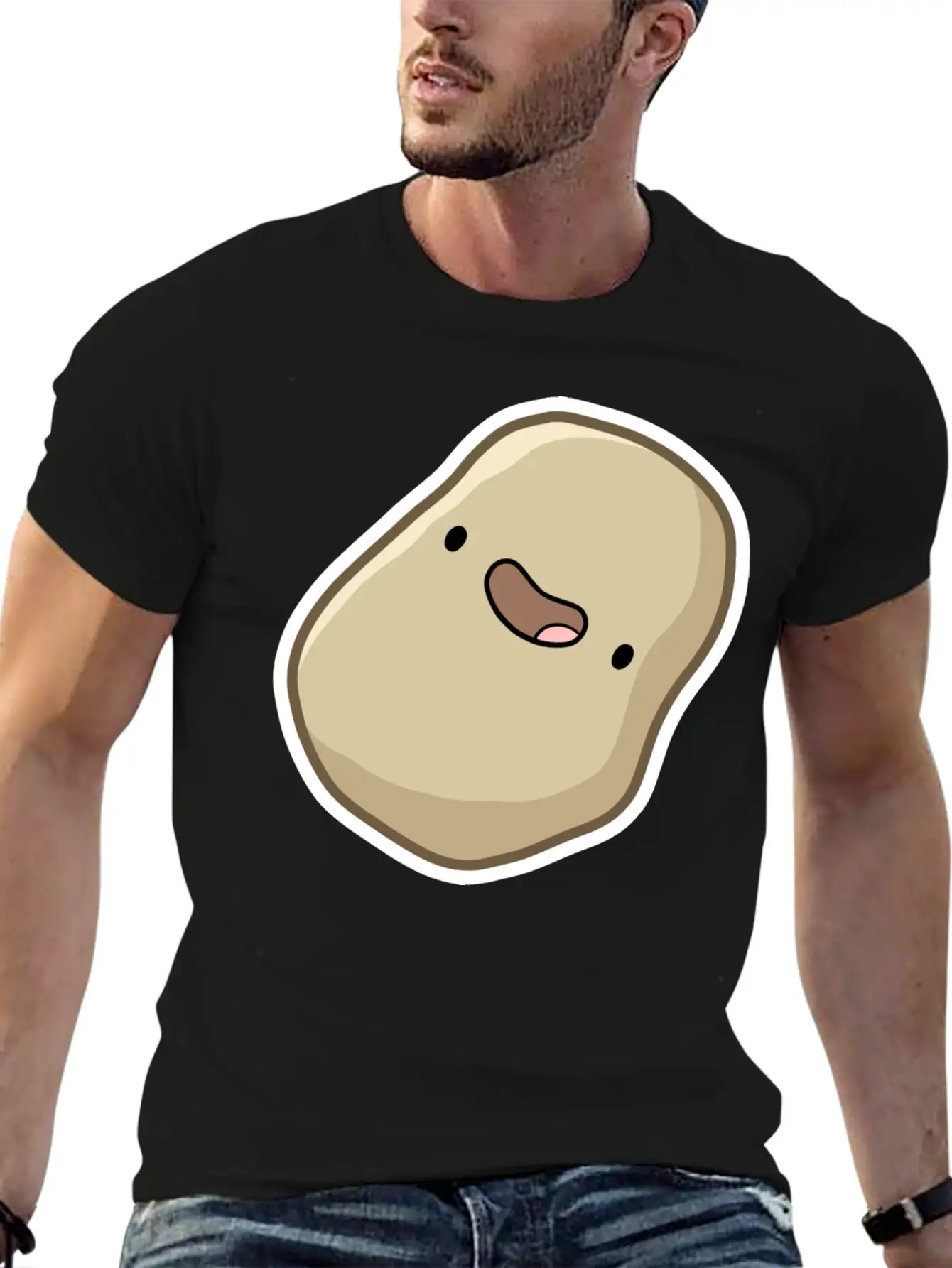 Happy Potato Stylish Everyday T-Shirt – Unisex Basic Cotton Tee