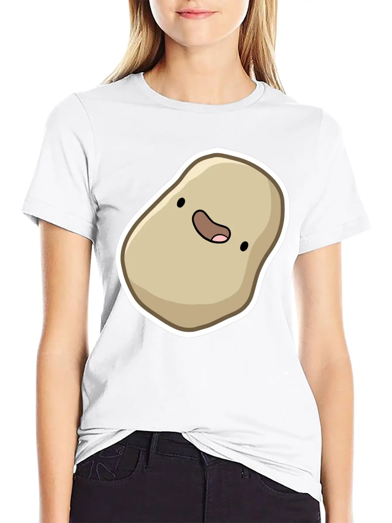 Happy Potato Stylish Everyday T-Shirt – Unisex Basic Cotton Tee