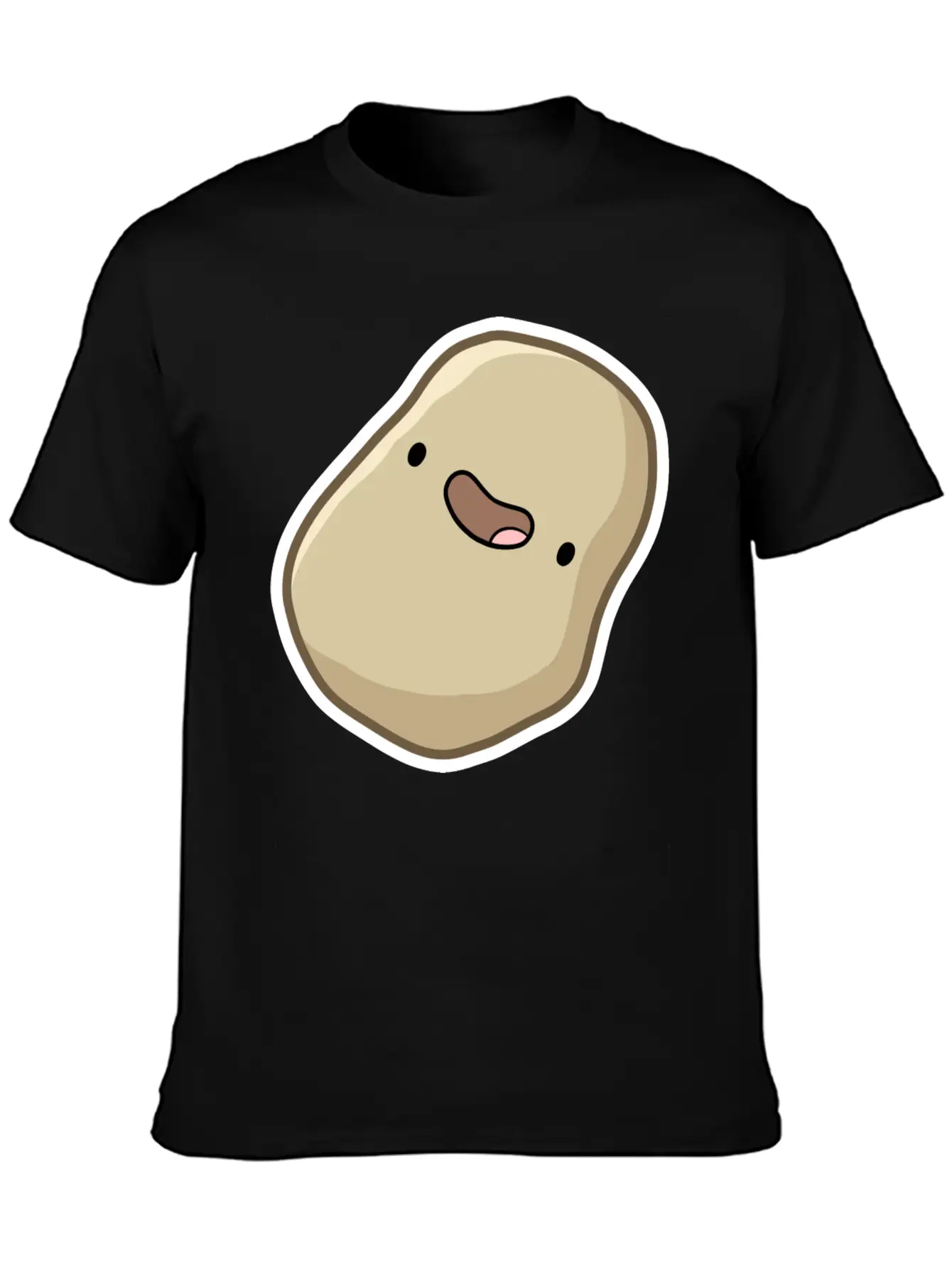 Happy Potato Stylish Everyday T-Shirt – Unisex Basic Cotton Tee