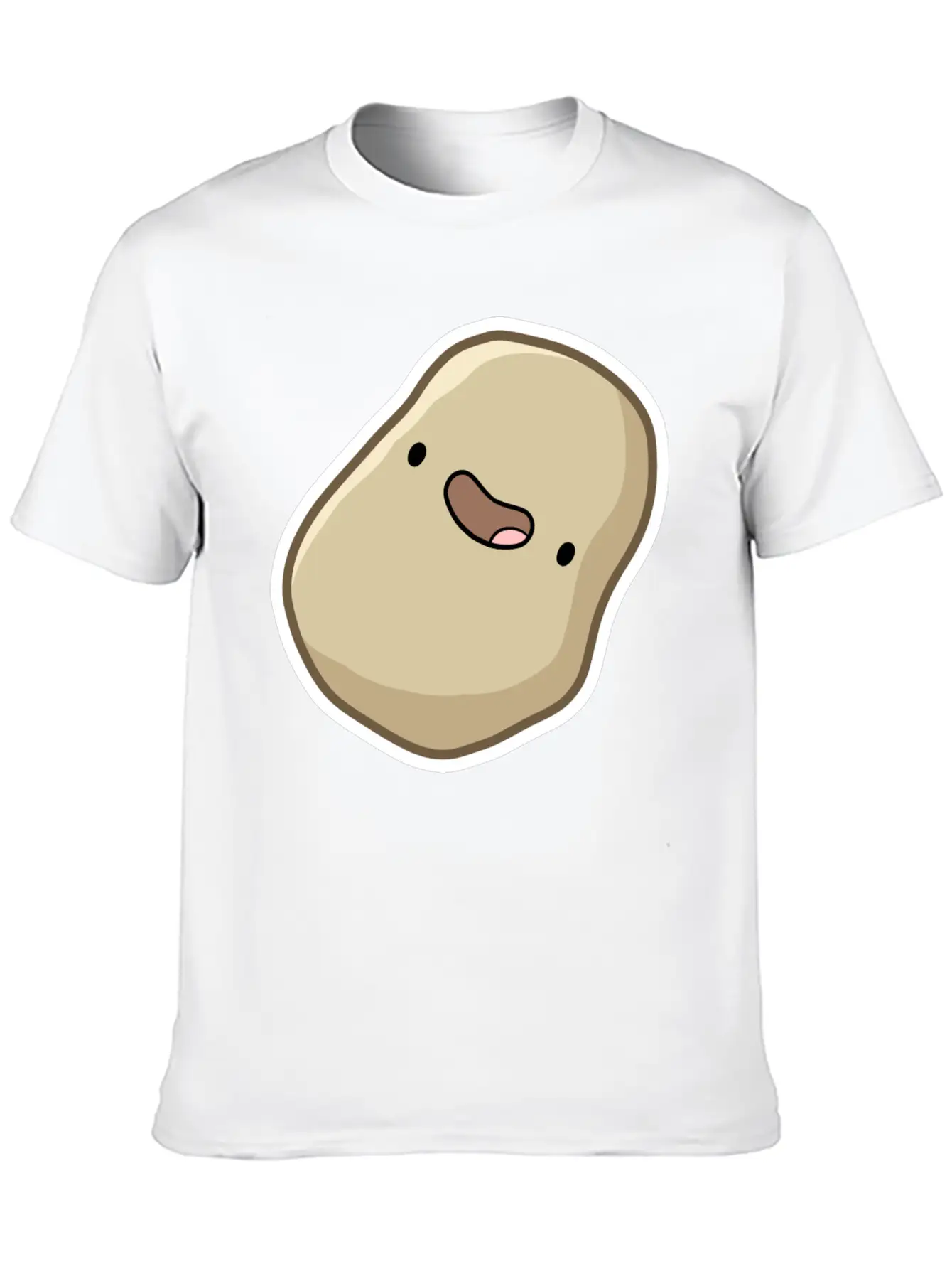 Happy Potato Stylish Everyday T-Shirt – Unisex Basic Cotton Tee