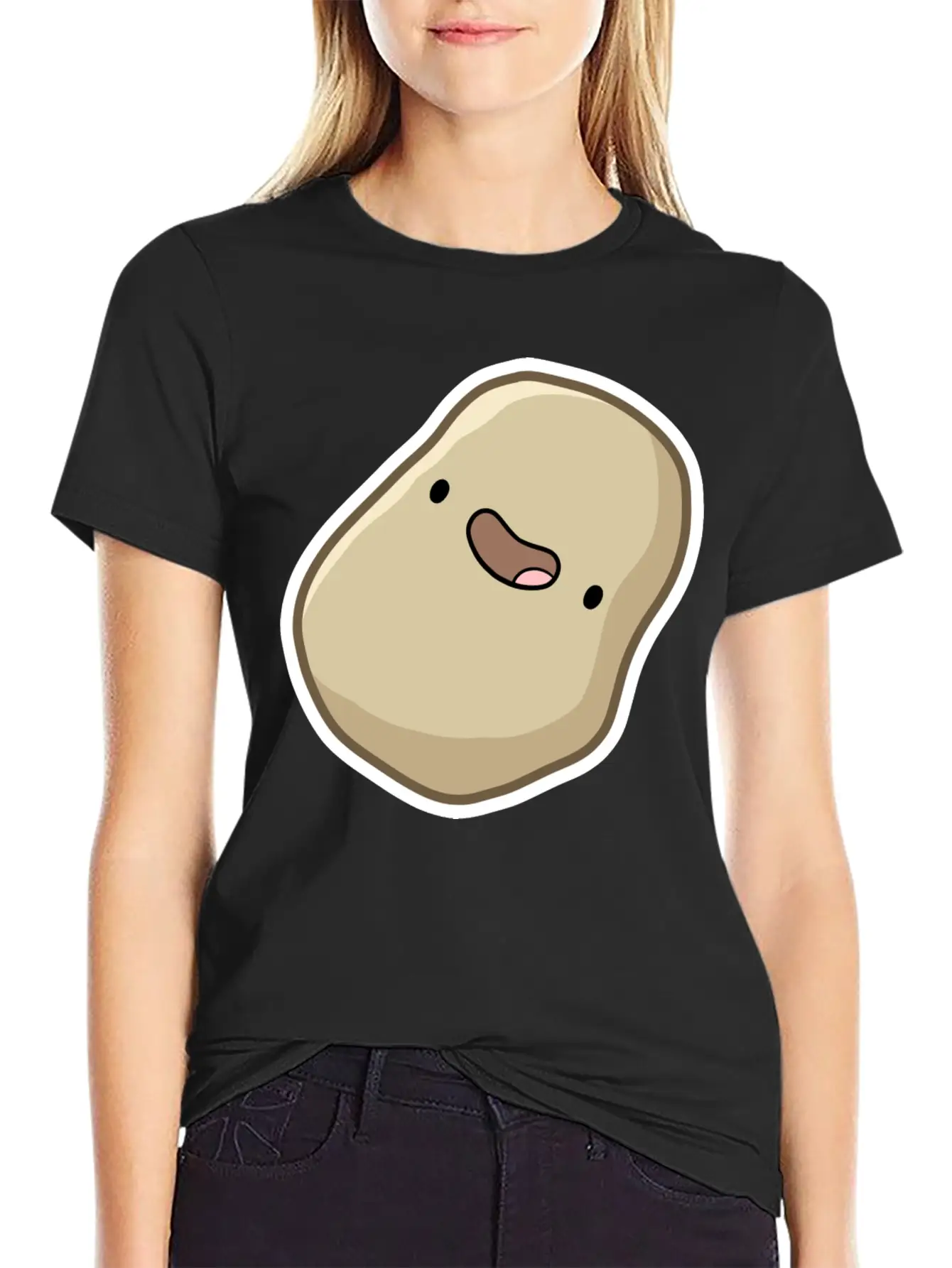 Happy Potato Stylish Everyday T-Shirt – Unisex Basic Cotton Tee