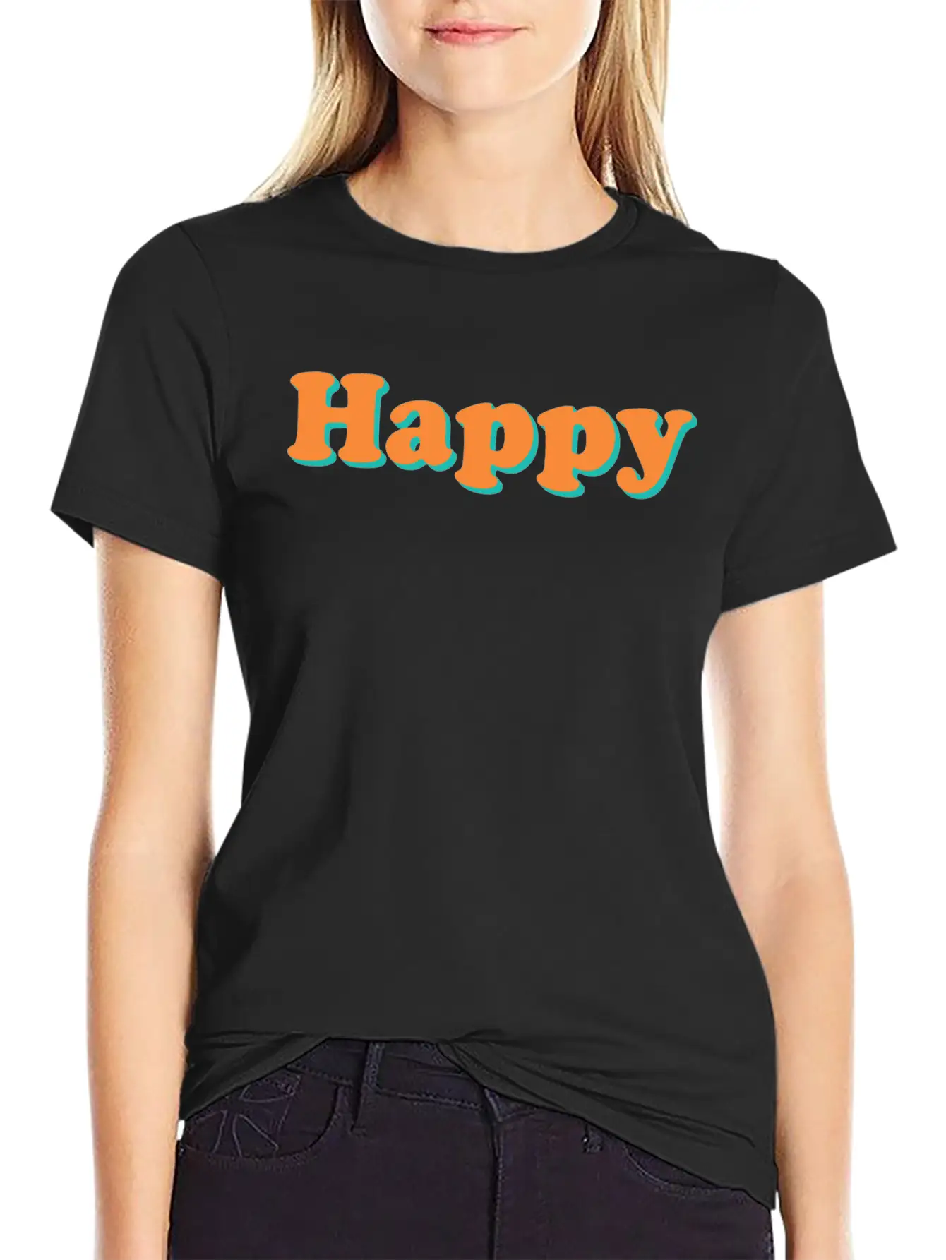Happy Stylish Everyday T-Shirt – Unisex Basic Cotton Tee