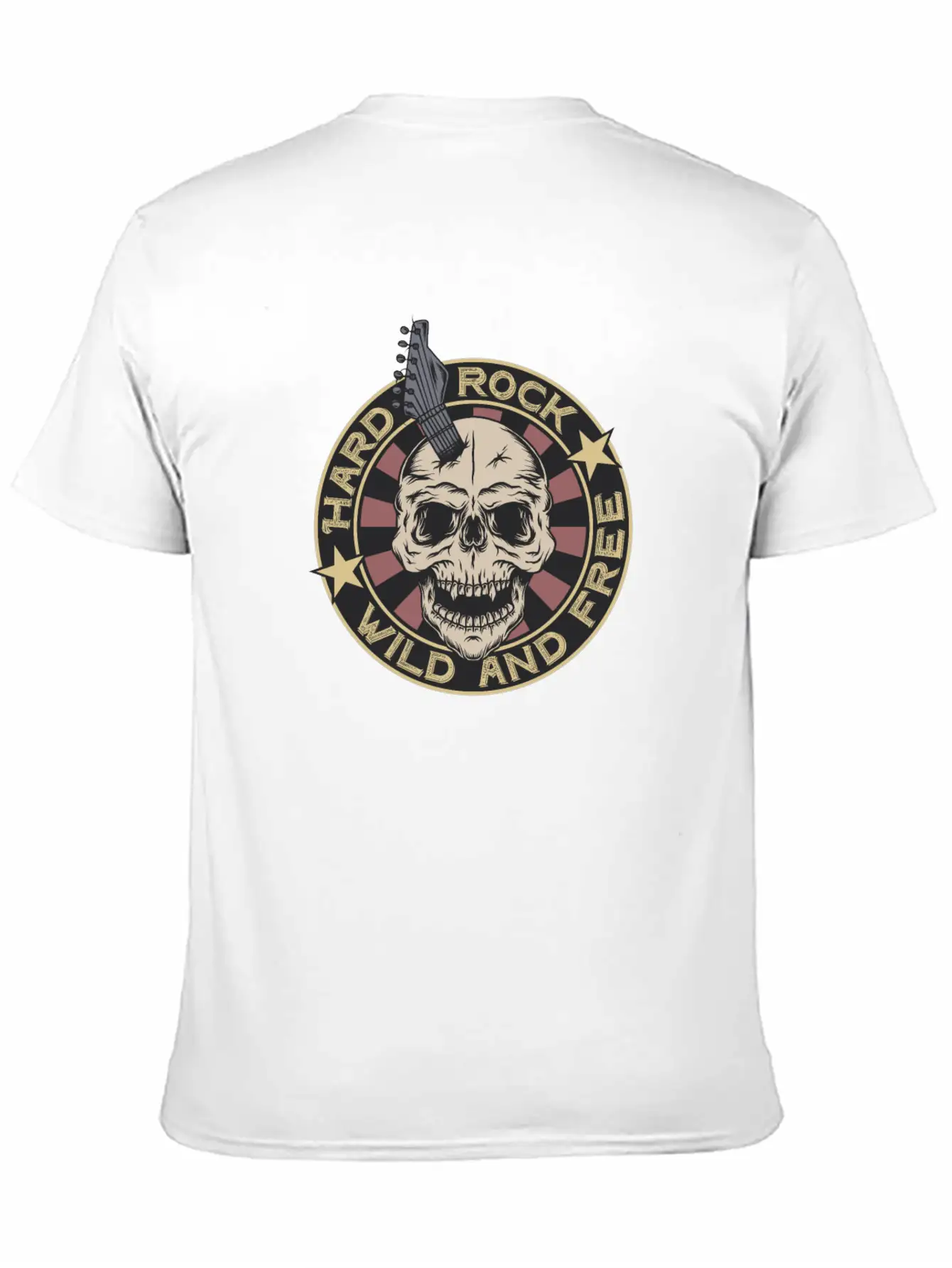 Hard Rock Music Festival Wild And Free Heavy Metal Unisex Short Sleeve Soft Cotton T-Shirt – Casual Everyday Wear