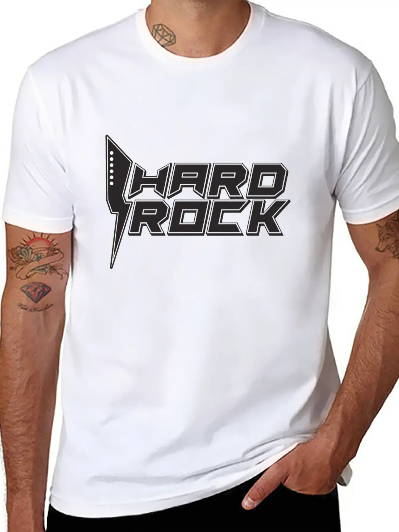Hard Rock Unisex Short Sleeve Soft Cotton T-Shirt – Casual Everyday Wear