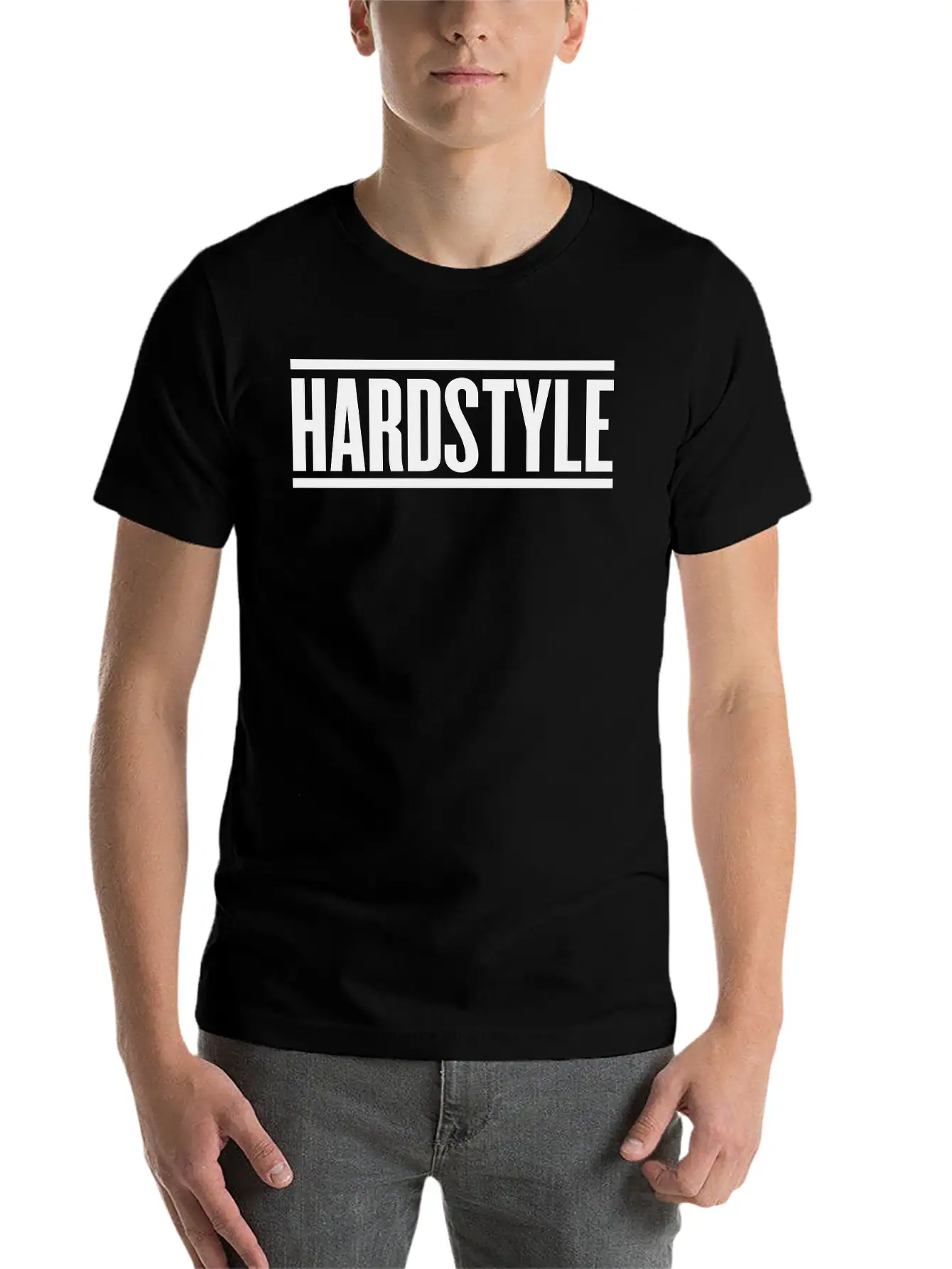 Hardstyle Comfortable Minimalist Graphic Tee – Summer Style Essential