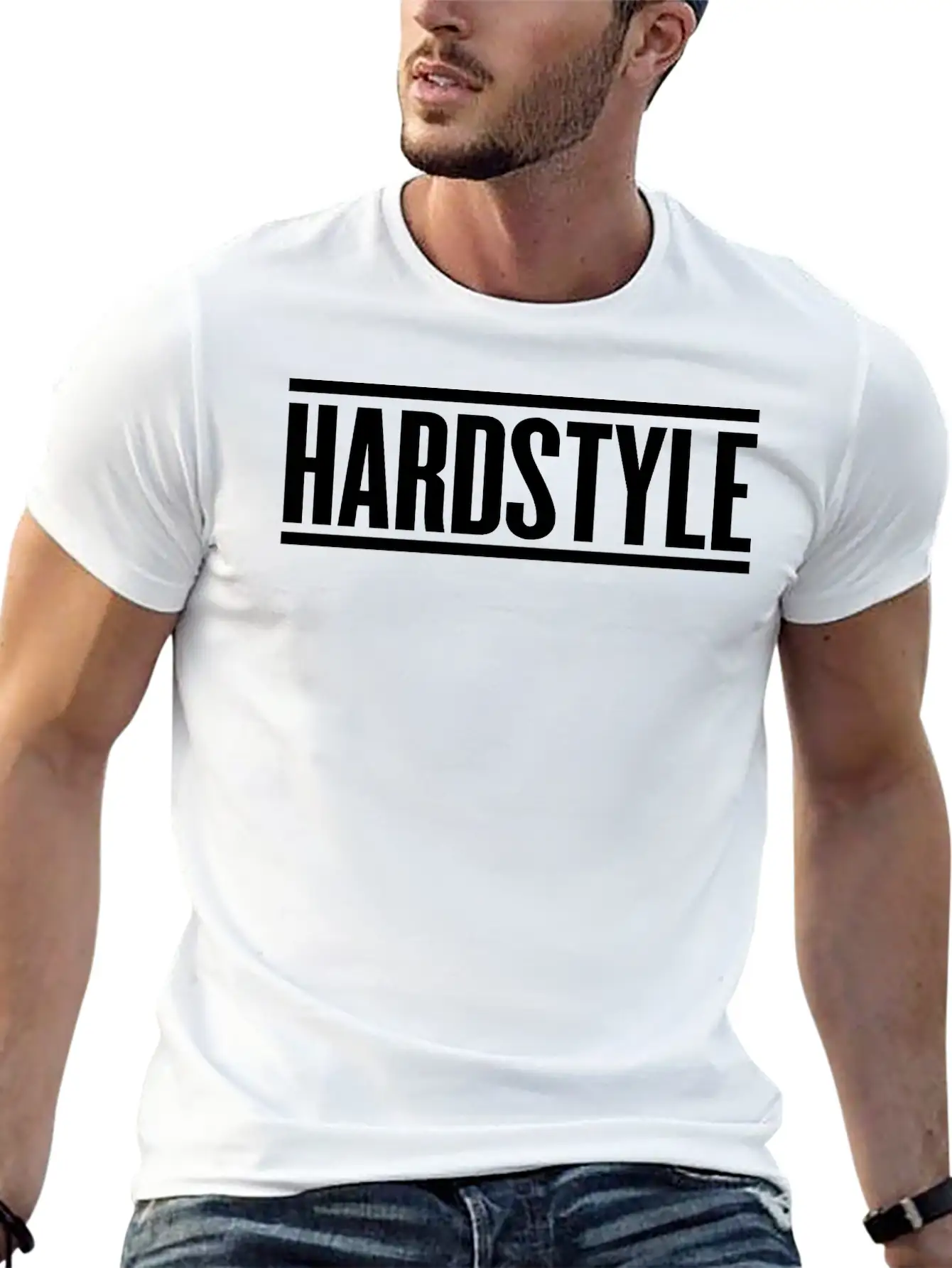 Hardstyle Comfortable Minimalist Graphic Tee – Summer Style Essential