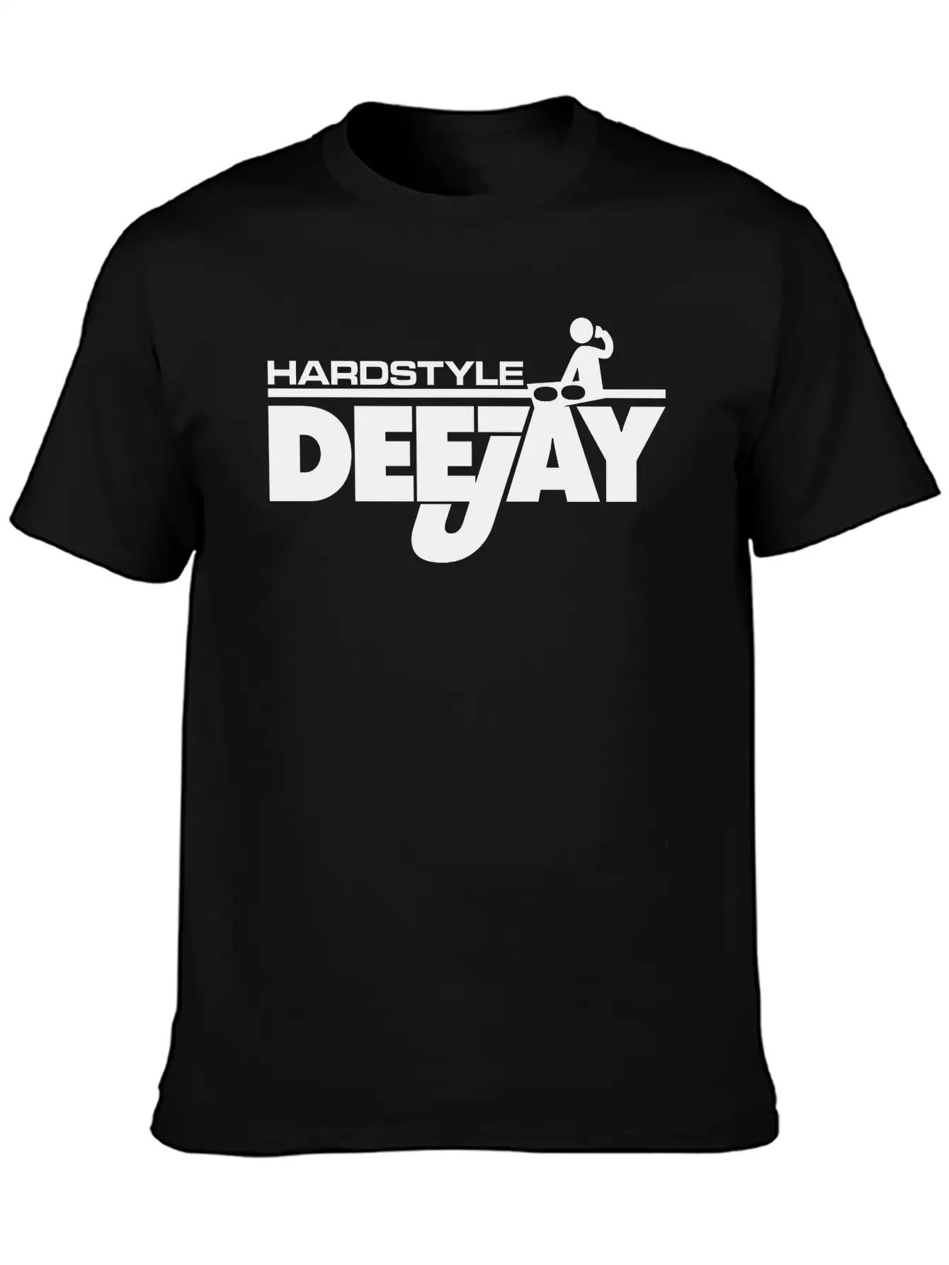 Hardstyle Deejay Comfortable Minimalist Graphic Tee – Summer Style Essential