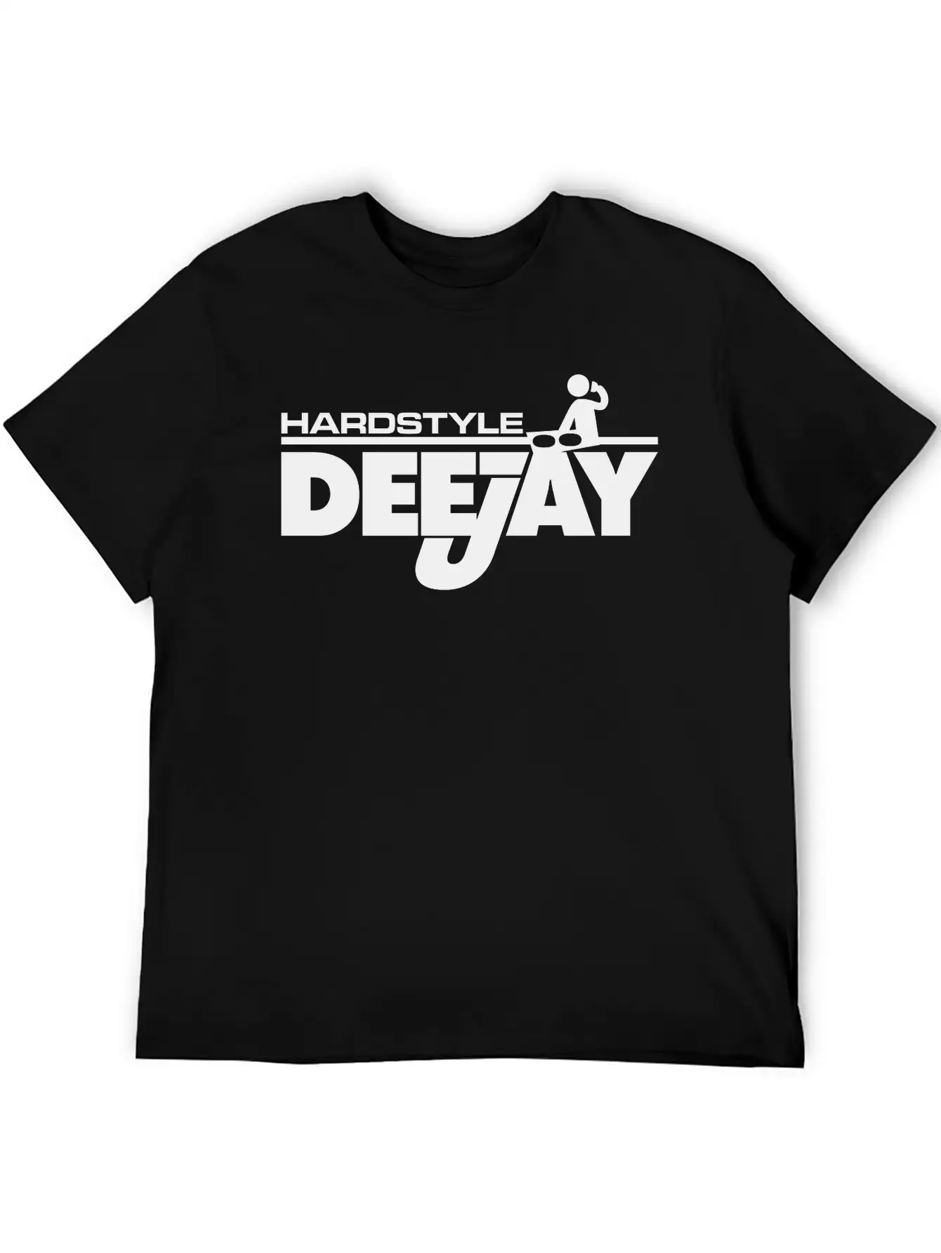 Hardstyle Deejay Comfortable Minimalist Graphic Tee – Summer Style Essential