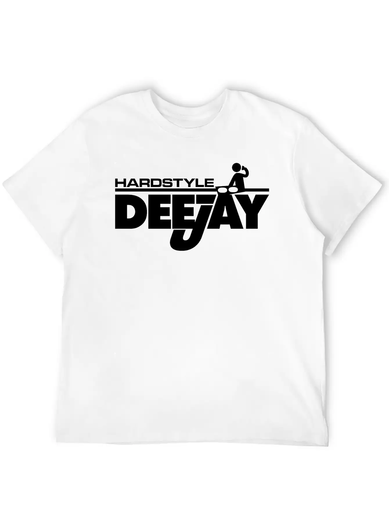 Hardstyle Deejay Comfortable Minimalist Graphic Tee – Summer Style Essential