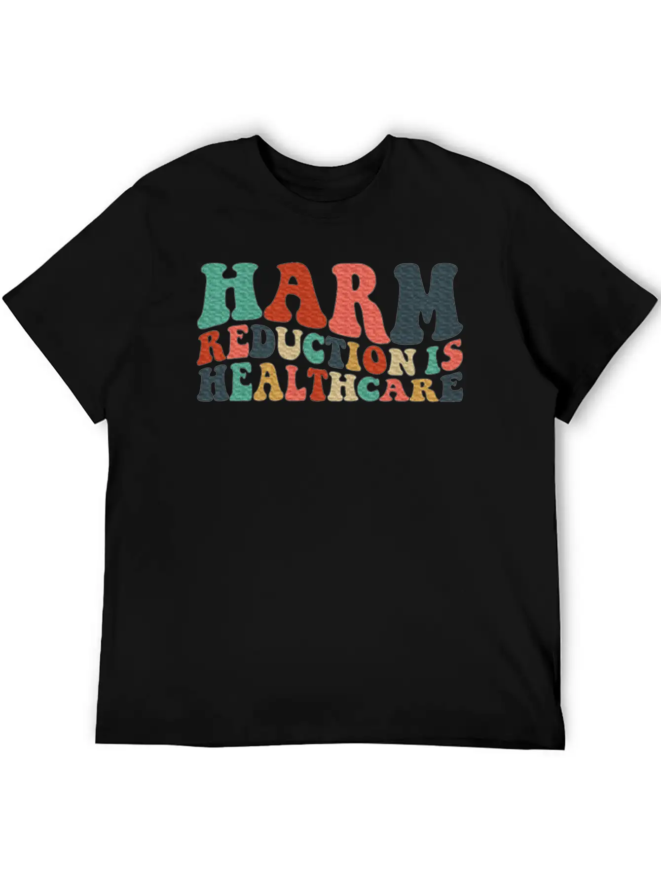 Harm Reduction Is Healthcare Art Teens Timeless Short Sleeve Tee – Comfy And Minimalist Design