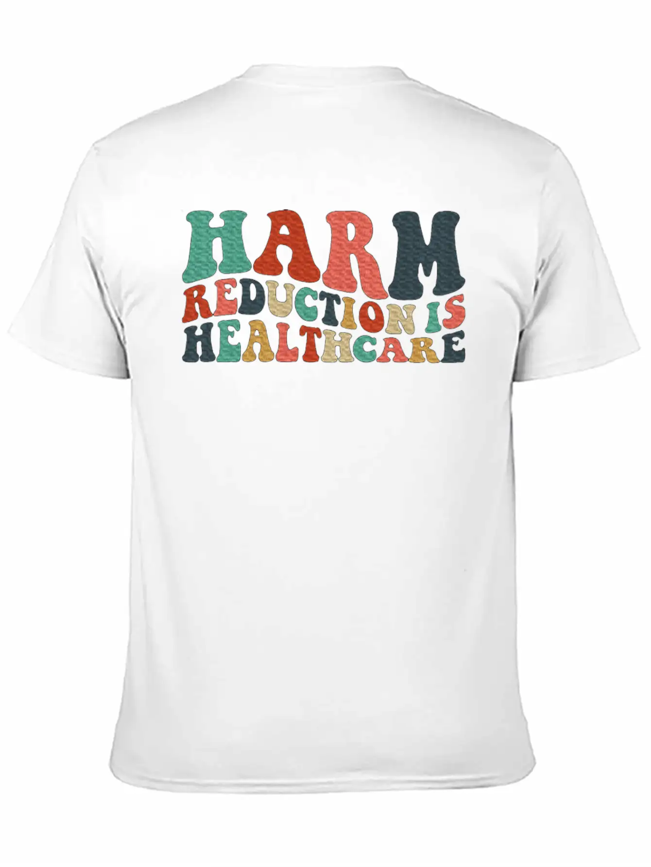 Harm Reduction Is Healthcare Art Teens Timeless Short Sleeve Tee – Comfy And Minimalist Design