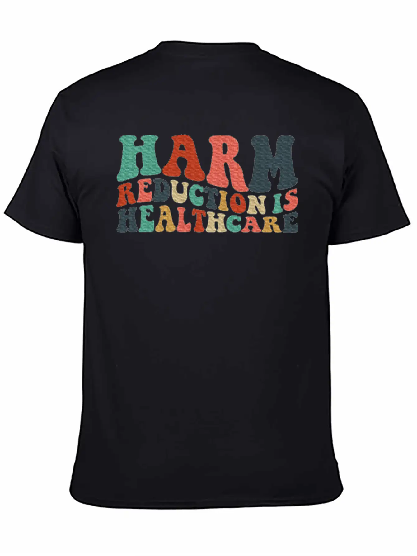 Harm Reduction Is Healthcare Art Teens Timeless Short Sleeve Tee – Comfy And Minimalist Design