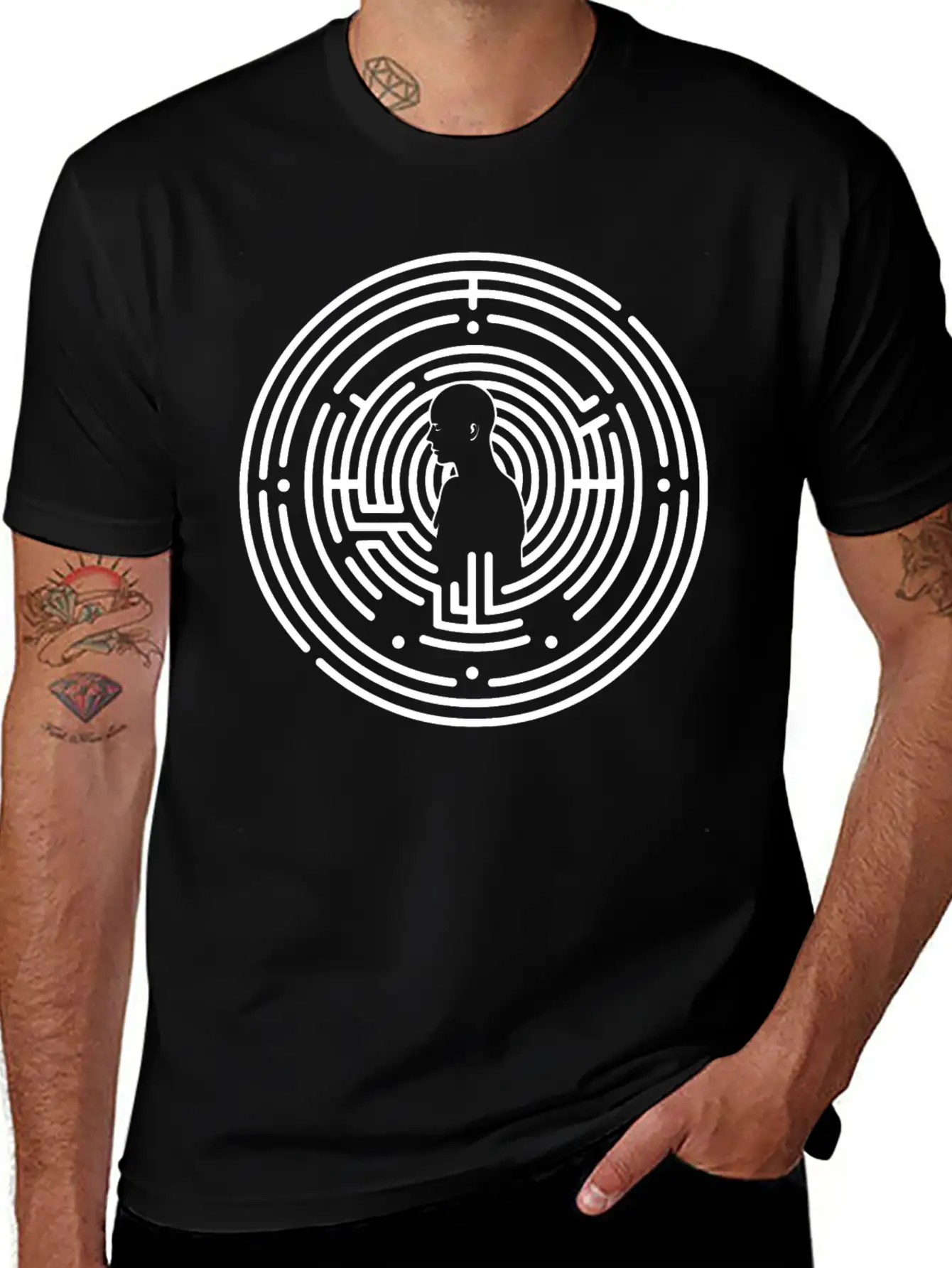 Harmonious Innovation: Binaural Beats Fashion Stylish Everyday T-Shirt – Unisex Basic Cotton Tee