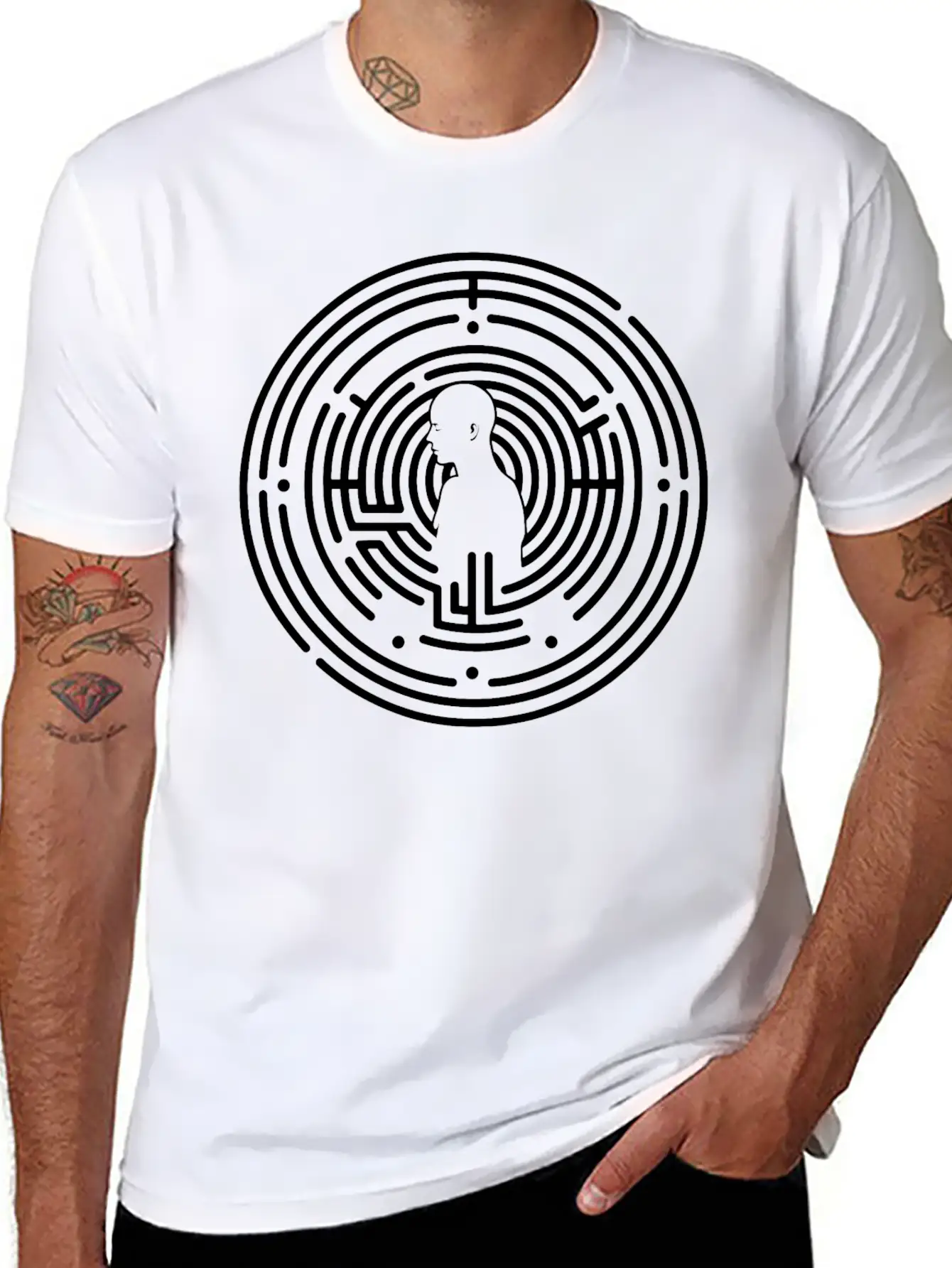 Harmonious Innovation: Binaural Beats Fashion Stylish Everyday T-Shirt – Unisex Basic Cotton Tee