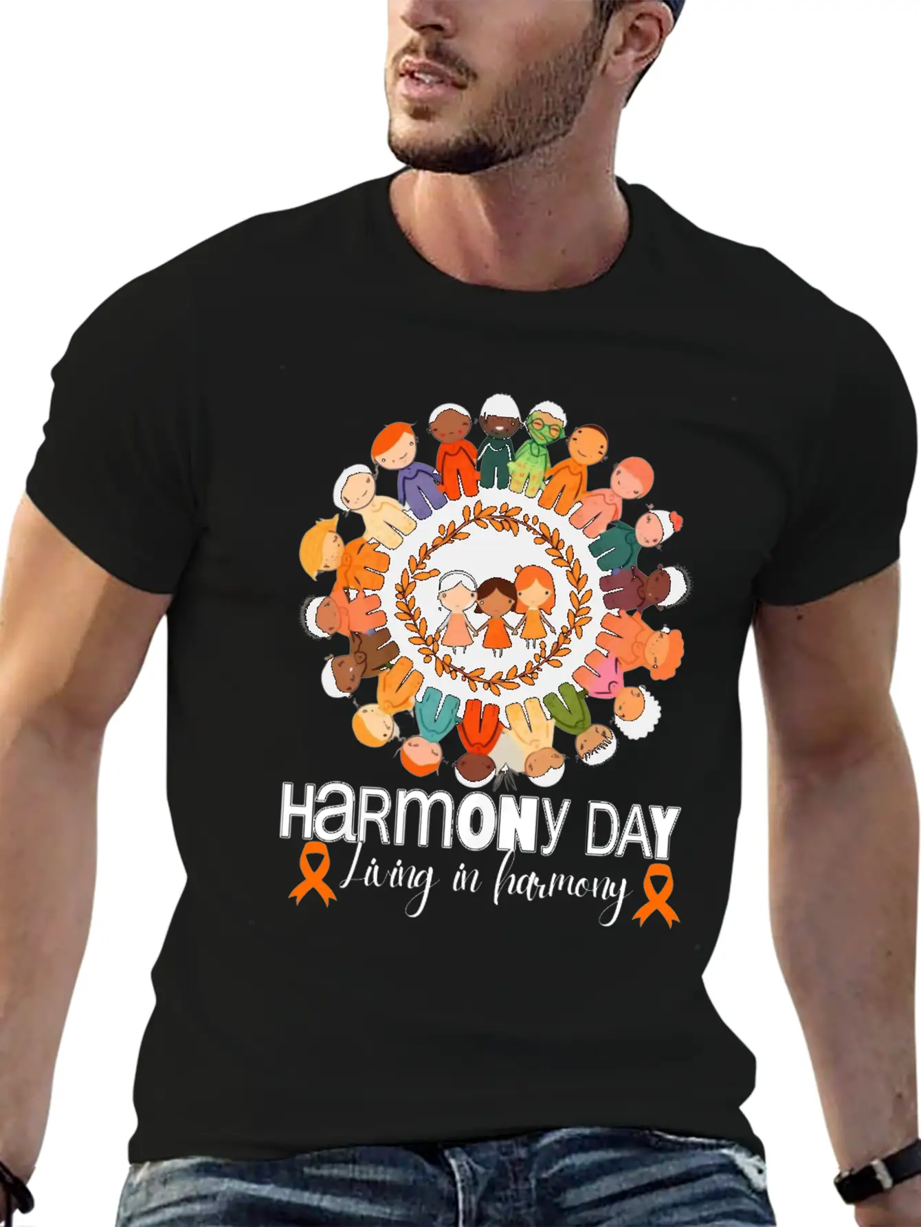 Harmony Day Australia -national Harmony Day 2023 Timeless Short Sleeve Tee – Comfy And Minimalist Design