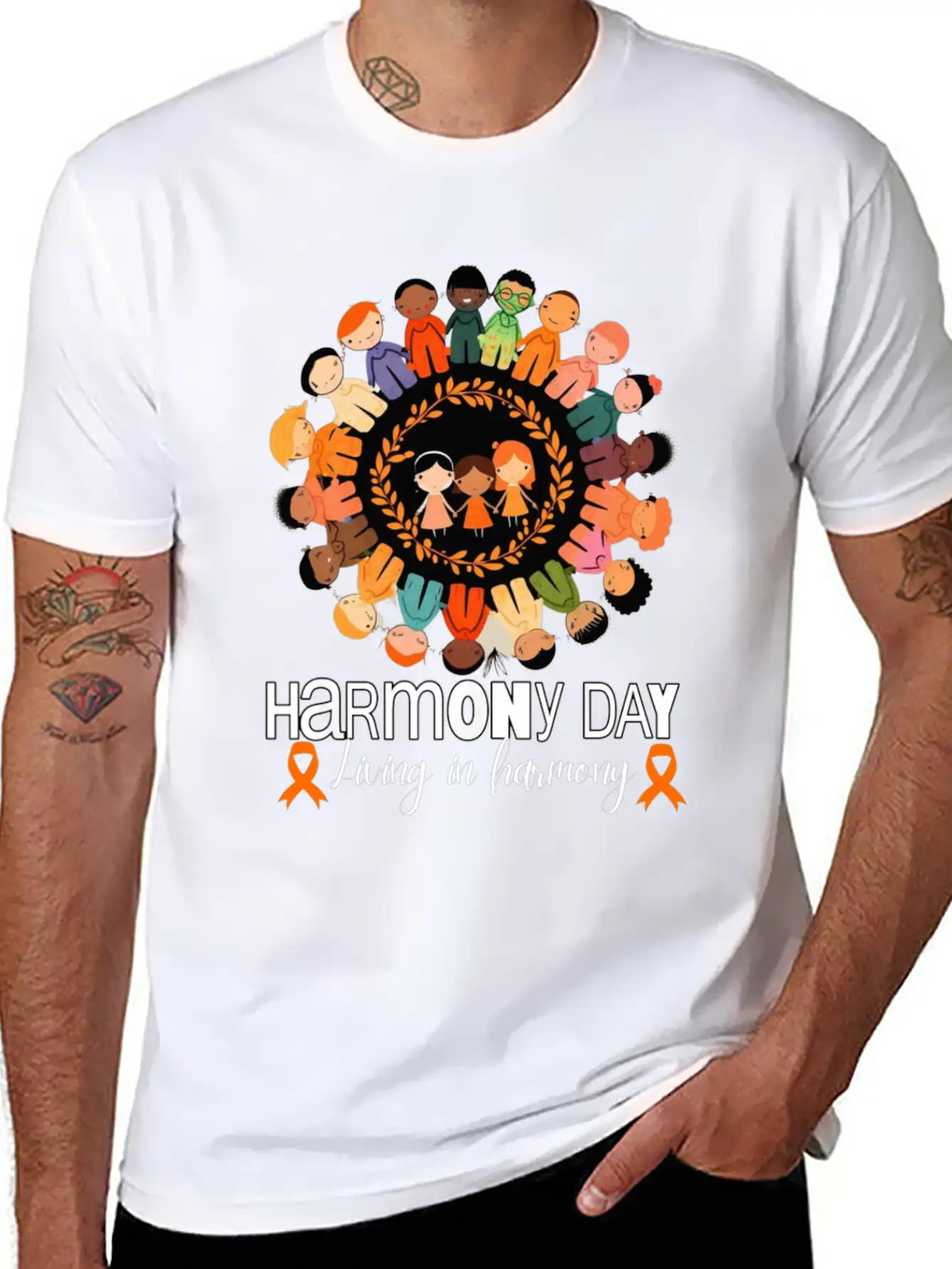 Harmony Day Australia -national Harmony Day 2023 Timeless Short Sleeve Tee – Comfy And Minimalist Design