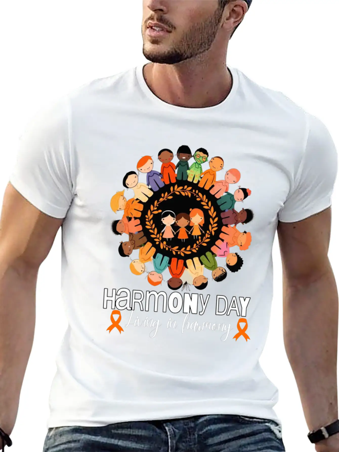 Harmony Day Australia -national Harmony Day 2023 Timeless Short Sleeve Tee – Comfy And Minimalist Design
