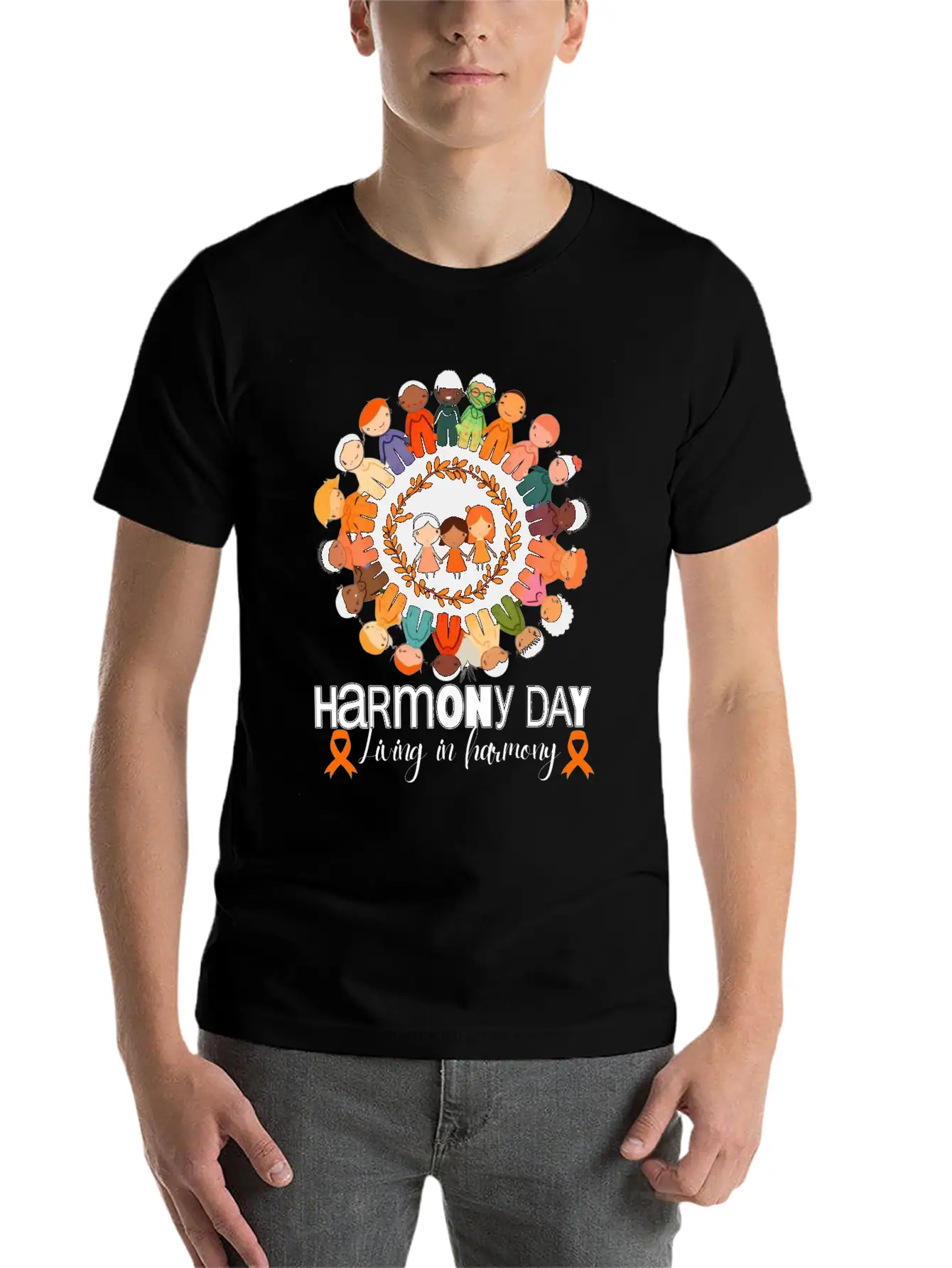 Harmony Day Australia -national Harmony Day 2023 Timeless Short Sleeve Tee – Comfy And Minimalist Design