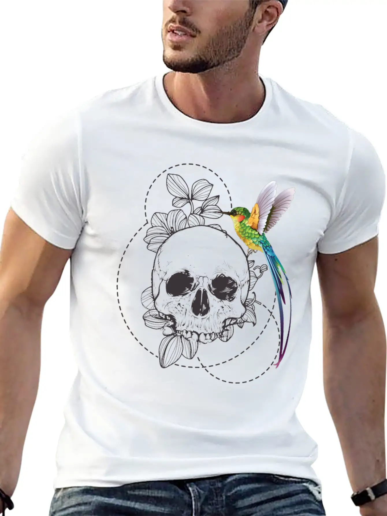 Harmony Of Life And Death Stylish Everyday T-Shirt – Unisex Basic Cotton Tee