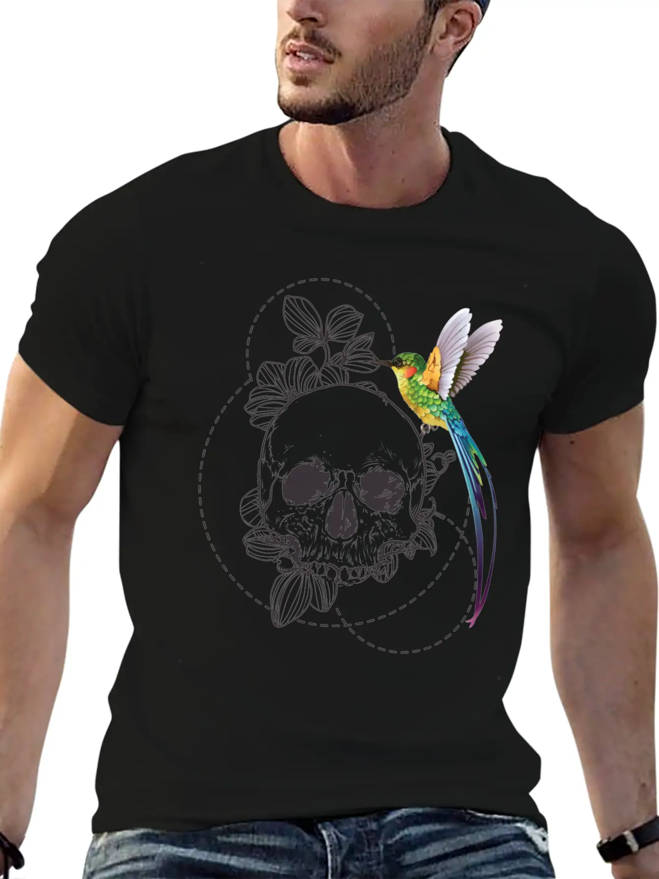 Harmony Of Life And Death Stylish Everyday T-Shirt – Unisex Basic Cotton Tee