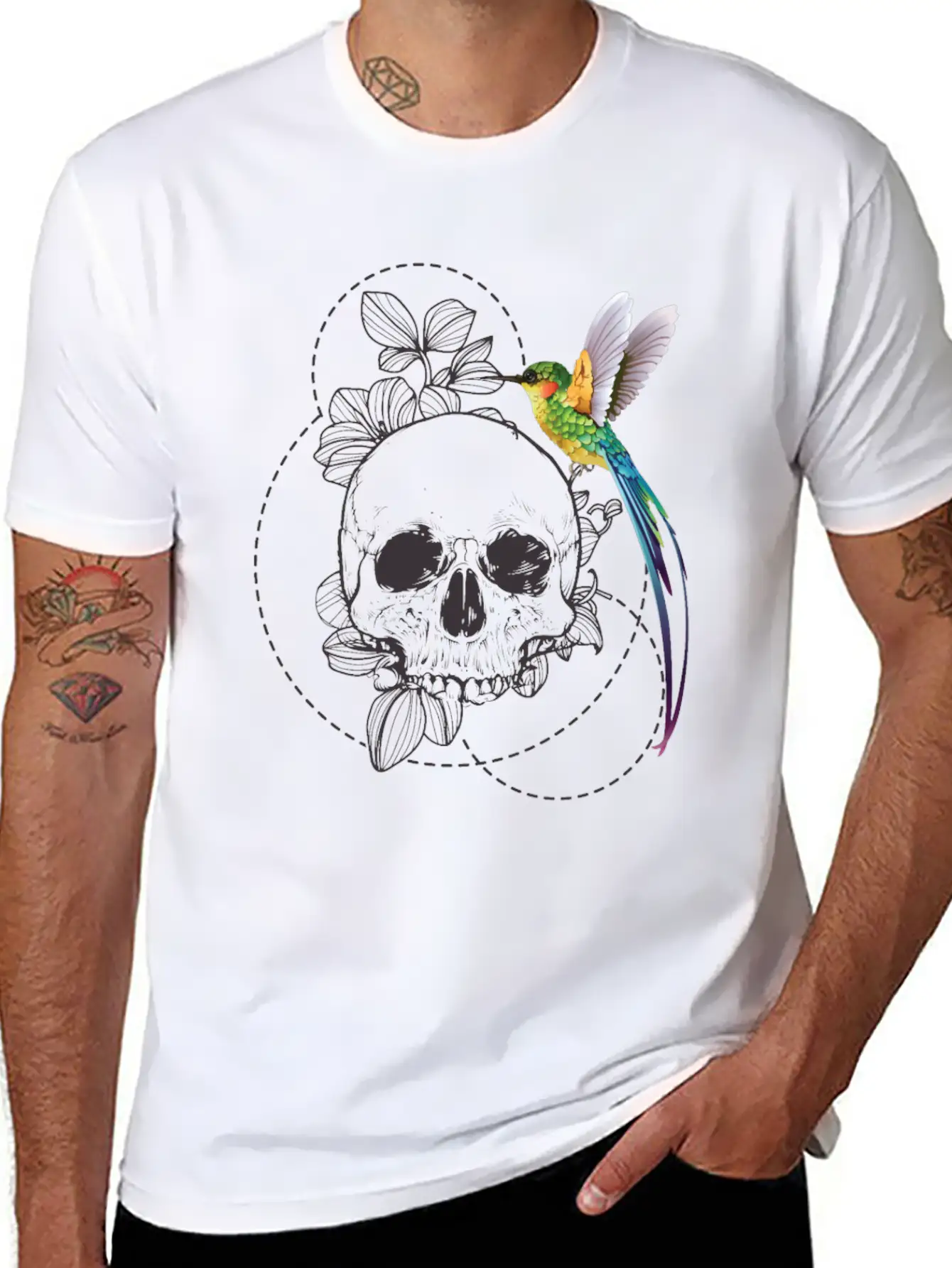 Harmony Of Life And Death Stylish Everyday T-Shirt – Unisex Basic Cotton Tee