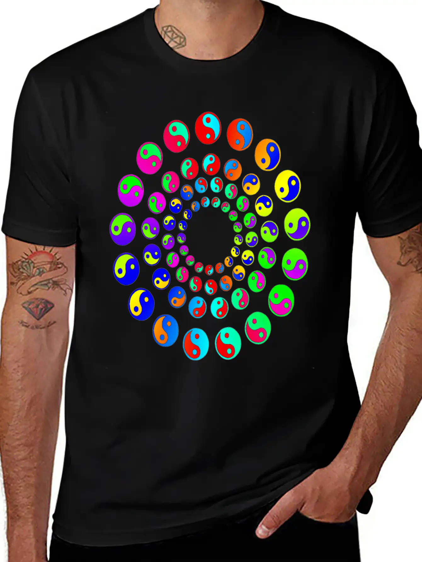 Harmony Phases Of Light Basic Graphic T-Shirt – Daily Comfort In Soft Cotton