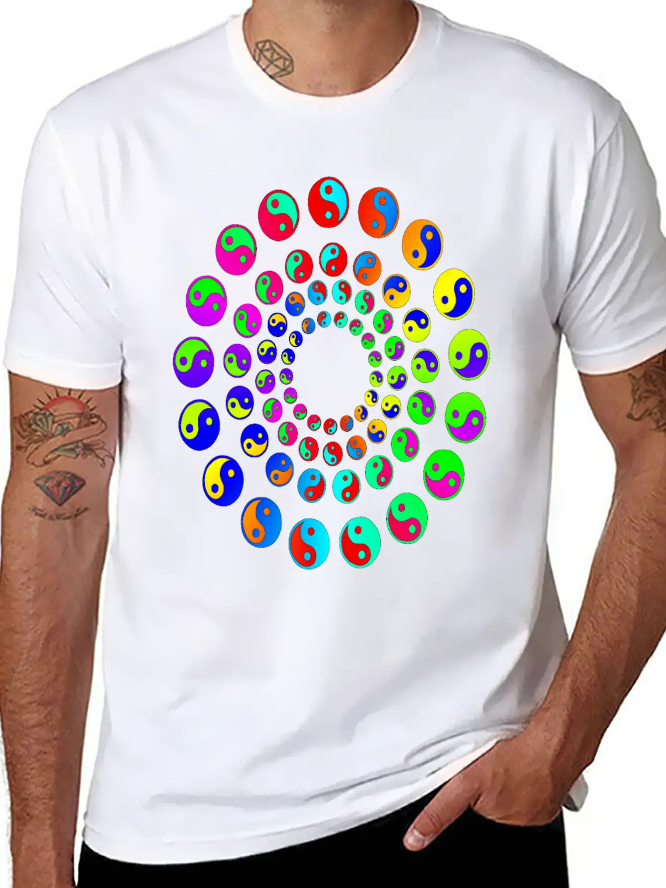 Harmony Phases Of Light Basic Graphic T-Shirt – Daily Comfort In Soft Cotton