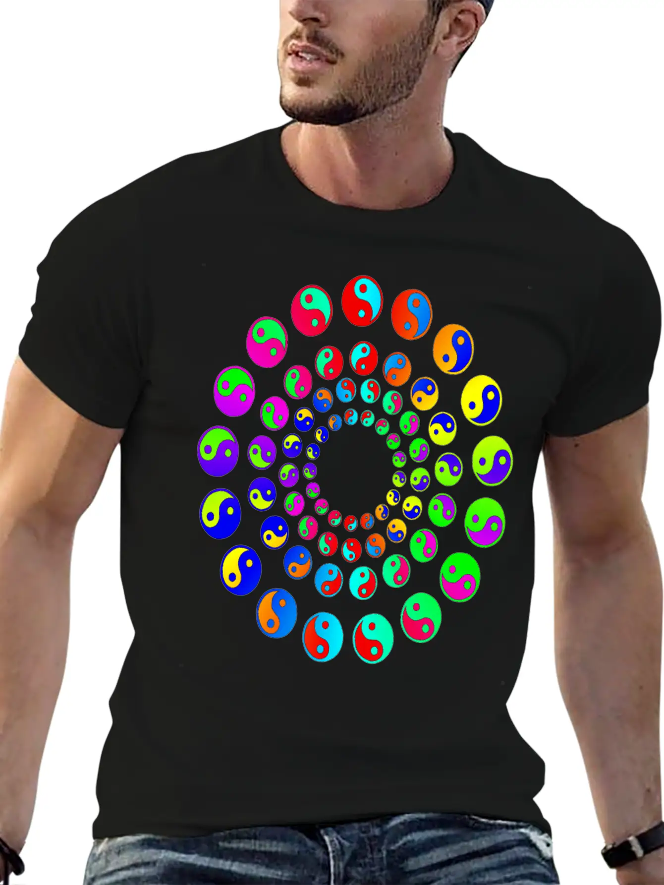 Harmony Phases Of Light Basic Graphic T-Shirt – Daily Comfort In Soft Cotton