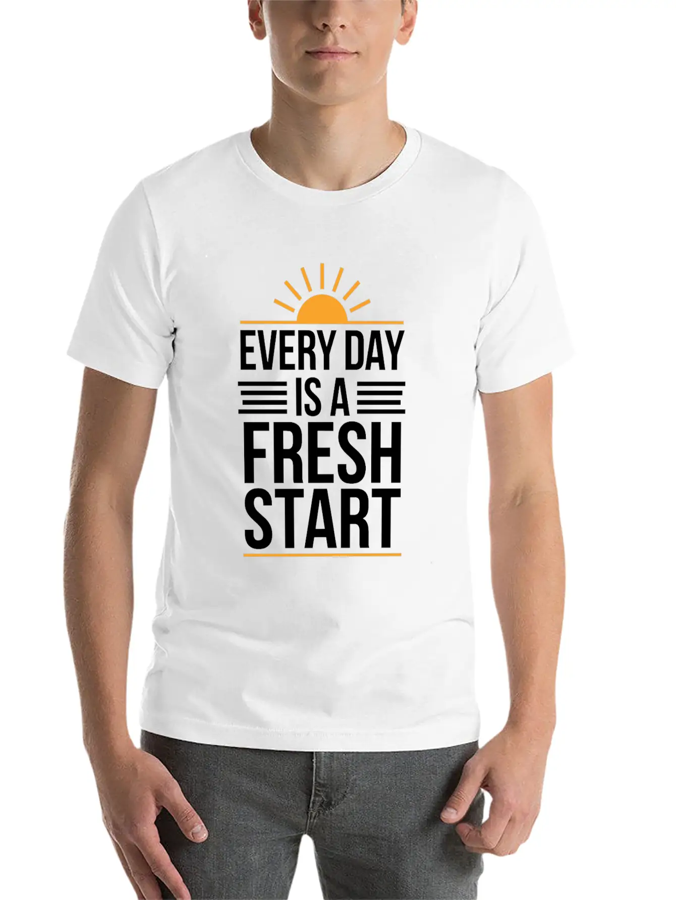 Harness Positivity And Mental Well-Being Through Timeless Short Sleeve Tee – Comfy And Minimalist Design