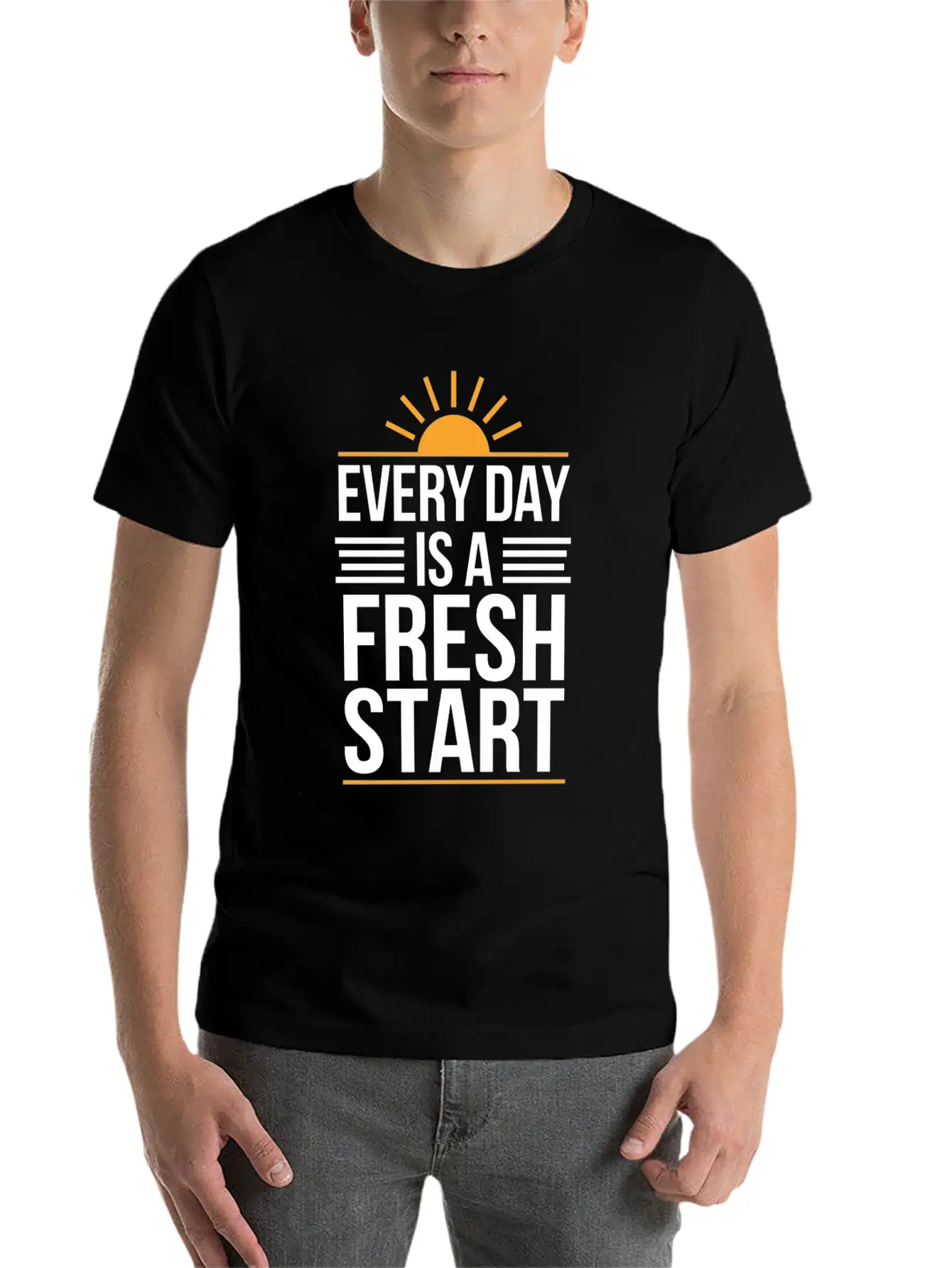 Harness Positivity And Mental Well-Being Through Timeless Short Sleeve Tee – Comfy And Minimalist Design