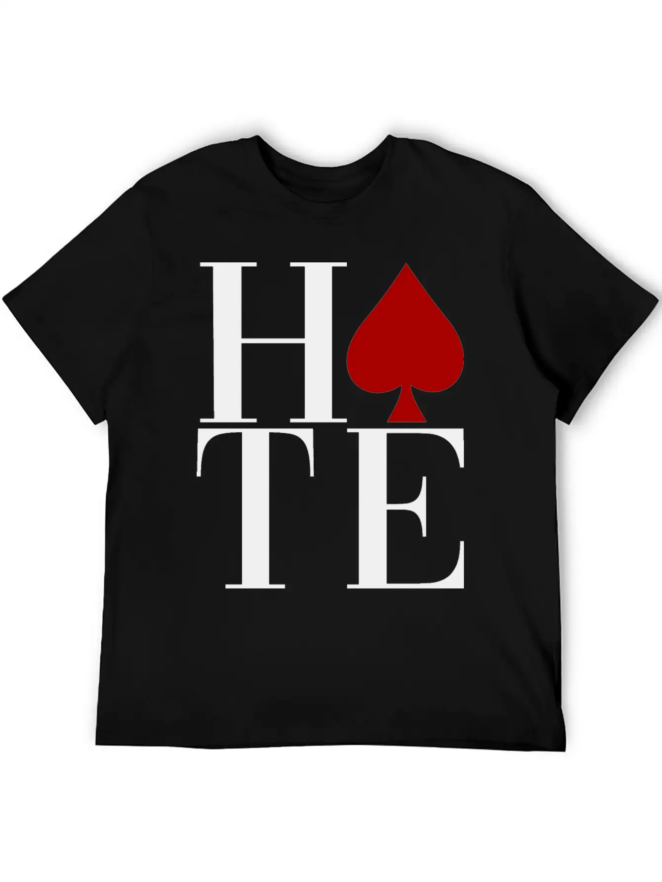 HATE Essential Unisex Summer Tee – Soft Cotton Casual Fit