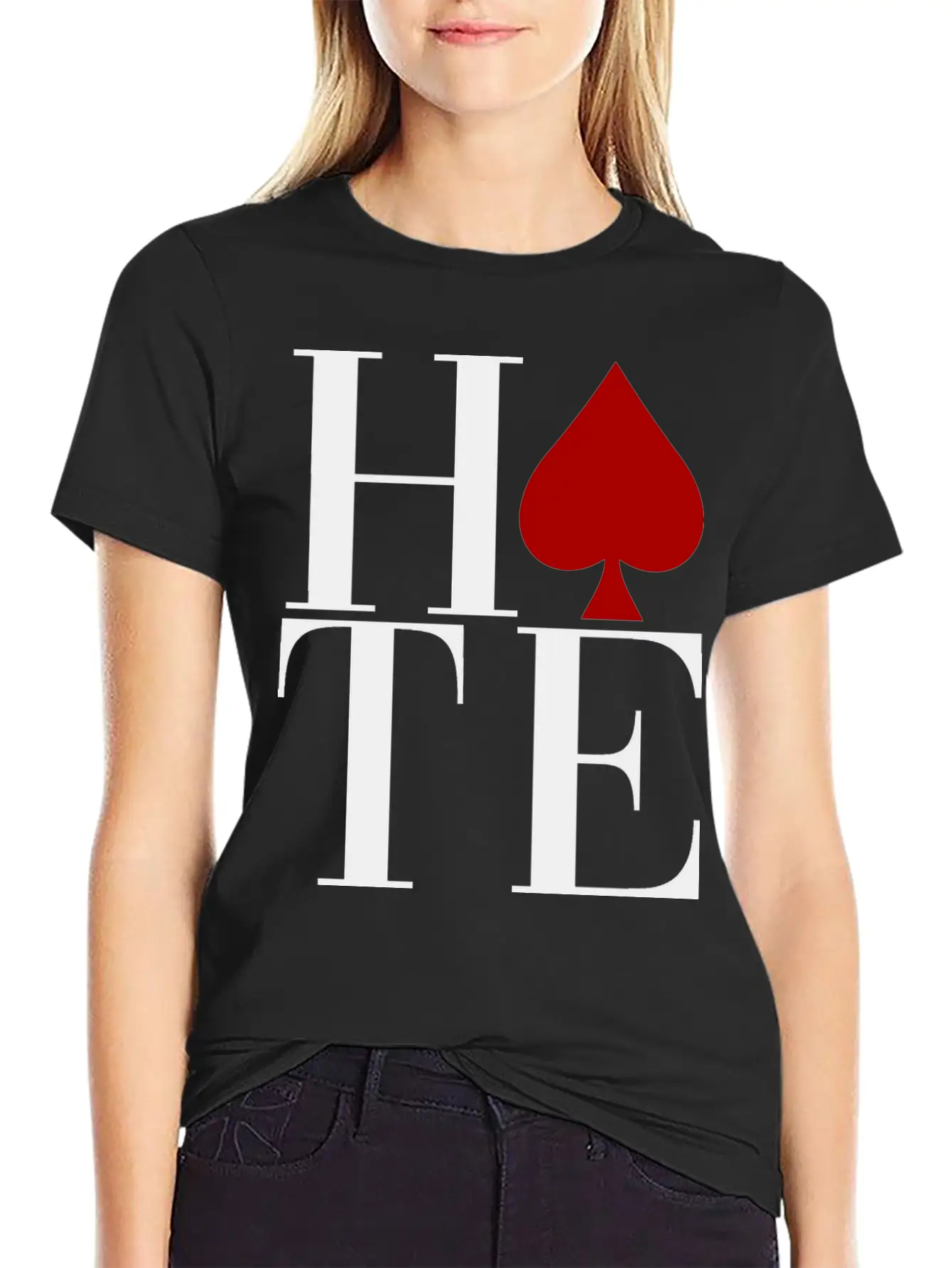 HATE Essential Unisex Summer Tee – Soft Cotton Casual Fit