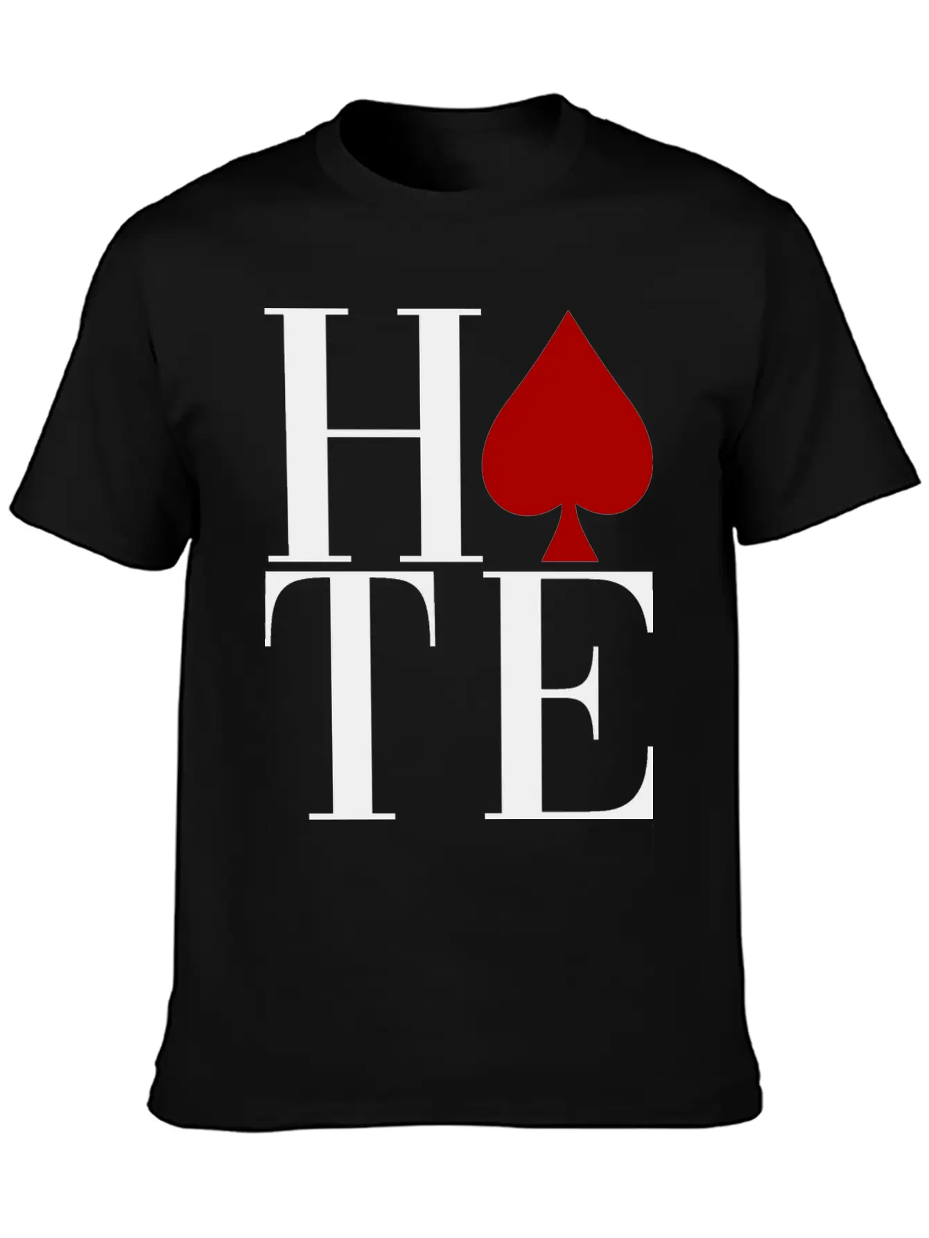 HATE Essential Unisex Summer Tee – Soft Cotton Casual Fit