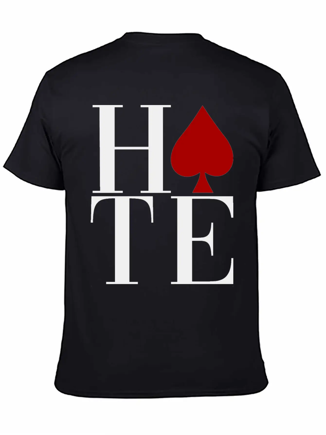 HATE Essential Unisex Summer Tee – Soft Cotton Casual Fit