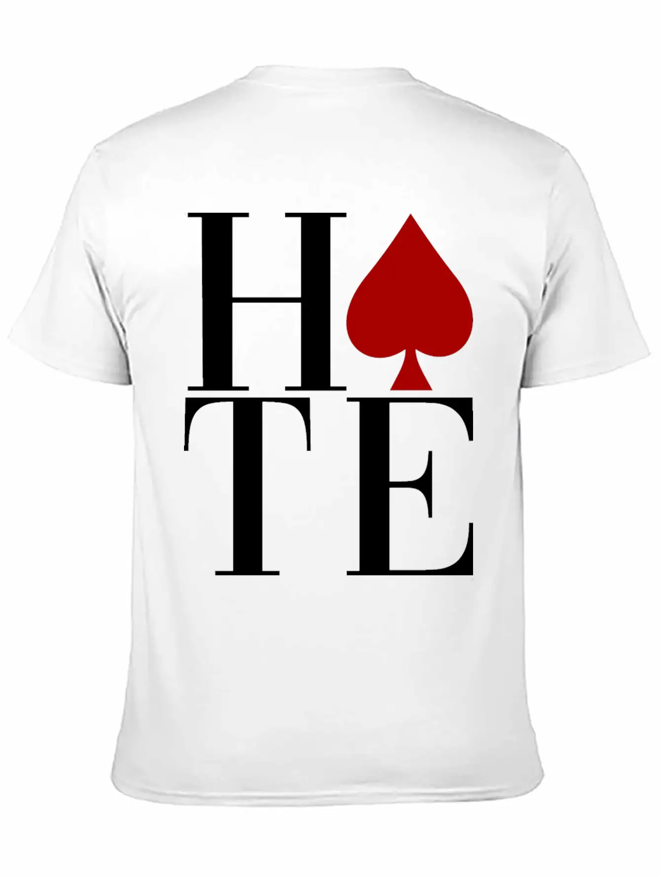 HATE Essential Unisex Summer Tee – Soft Cotton Casual Fit