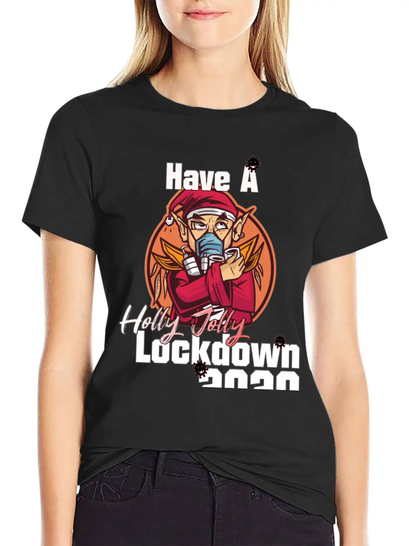 Have A Holly Jolly Lockdown Essential Unisex Summer Tee – Soft Cotton Casual Fit