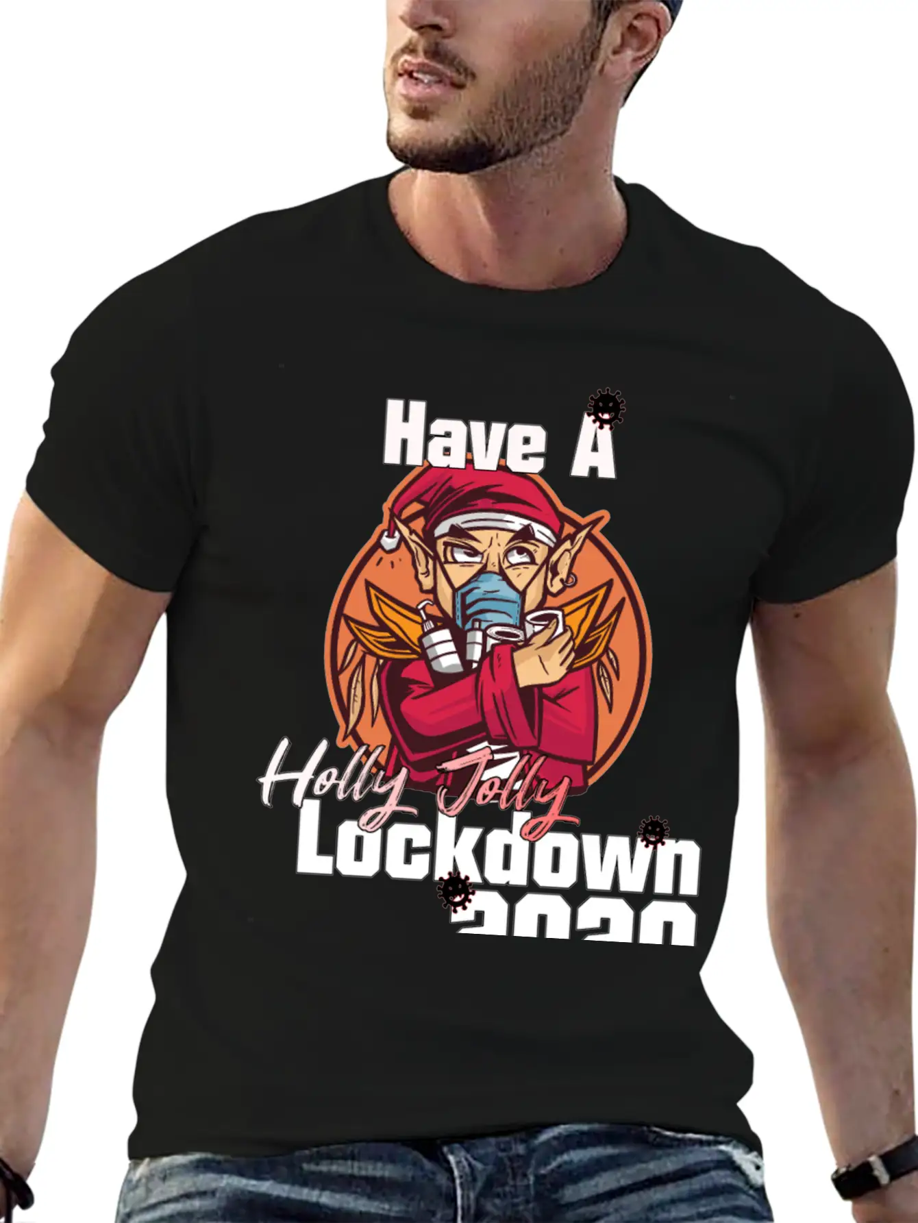 Have A Holly Jolly Lockdown Essential Unisex Summer Tee – Soft Cotton Casual Fit