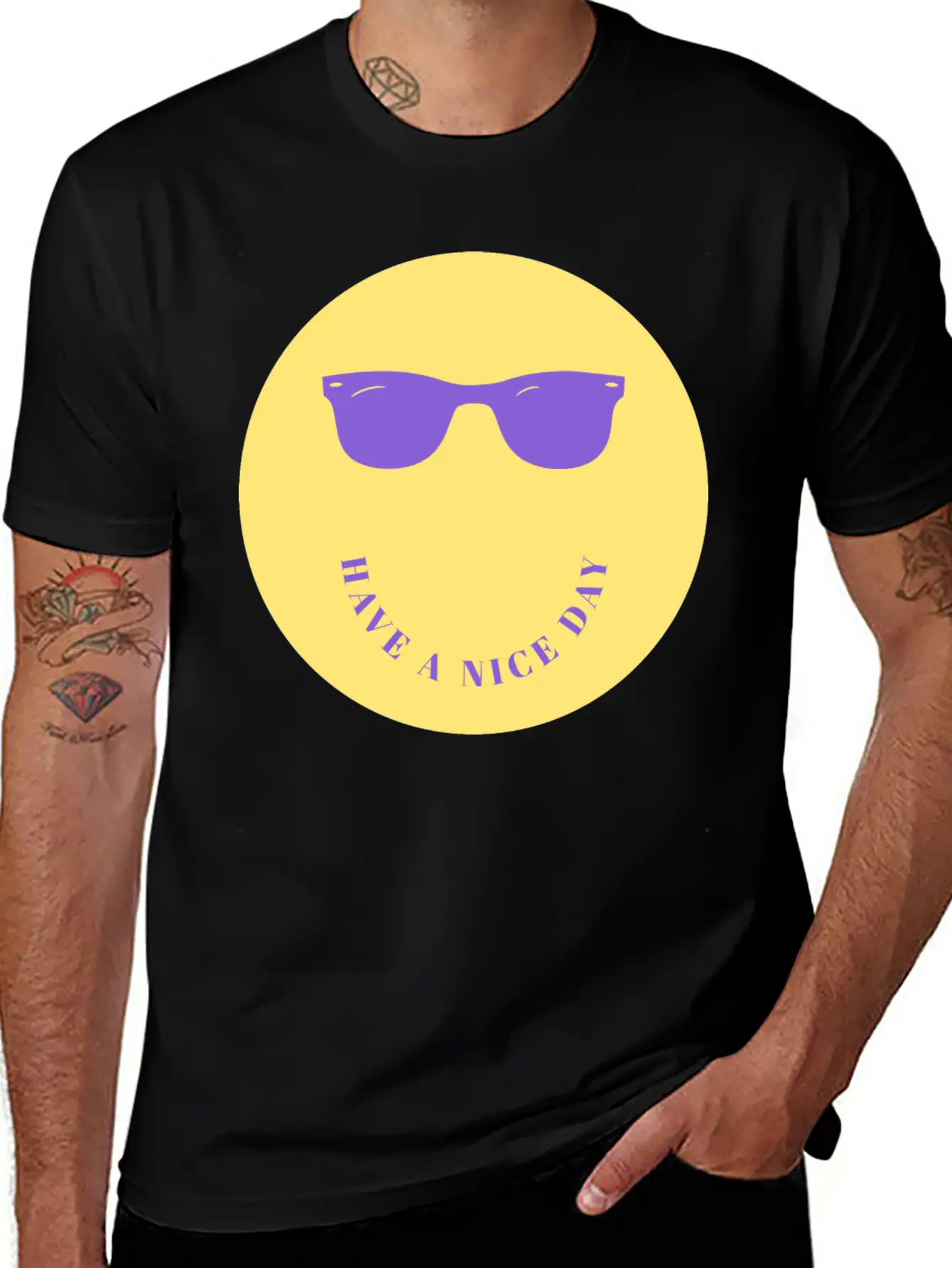 Have A Nice Day Stylish Everyday T-Shirt – Unisex Basic Cotton Tee