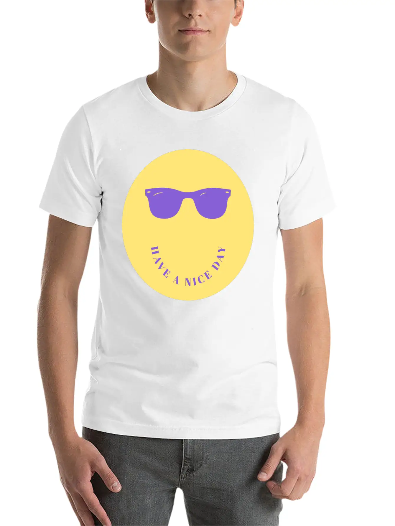 Have A Nice Day Stylish Everyday T-Shirt – Unisex Basic Cotton Tee