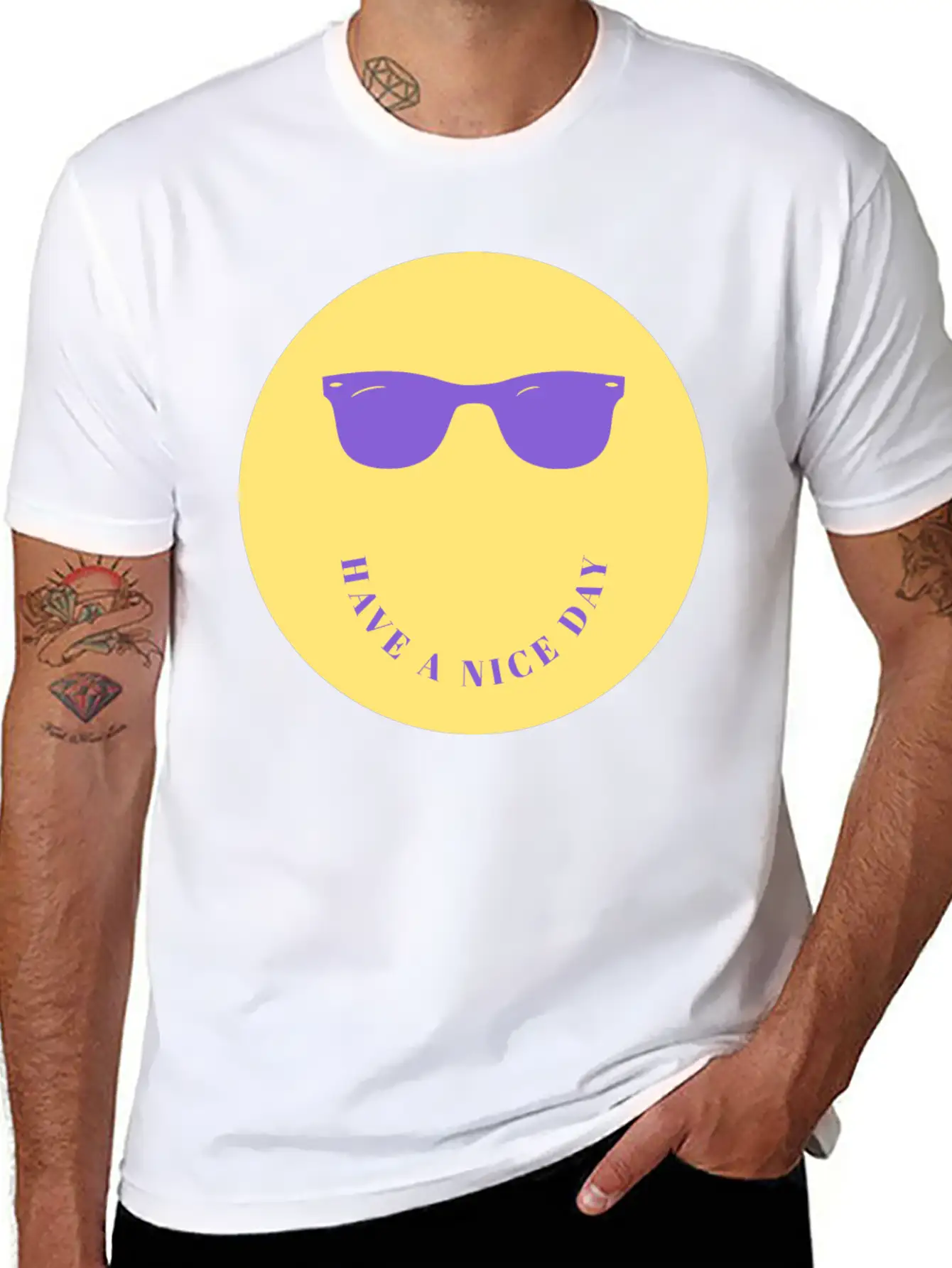 Have A Nice Day Stylish Everyday T-Shirt – Unisex Basic Cotton Tee