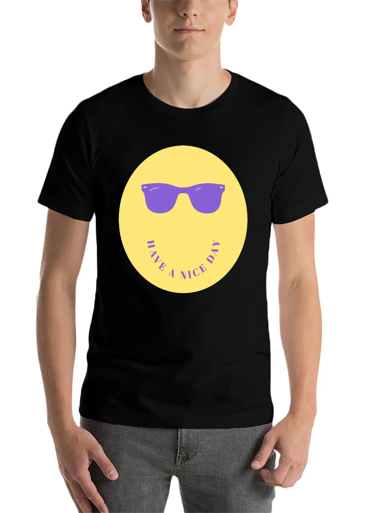 Have A Nice Day Stylish Everyday T-Shirt – Unisex Basic Cotton Tee
