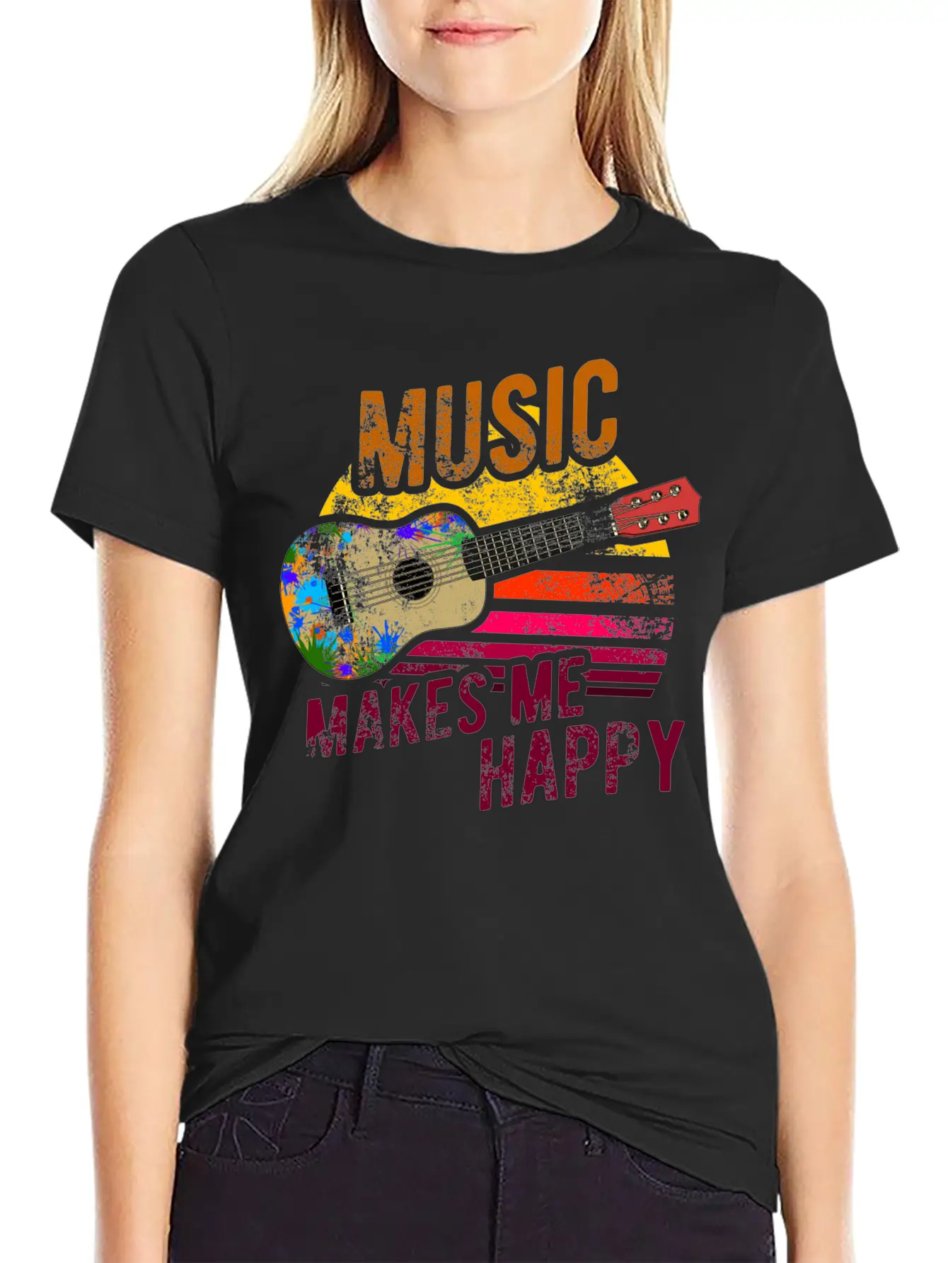 Hawaii Guitar Stylish Everyday T-Shirt – Unisex Basic Cotton Tee
