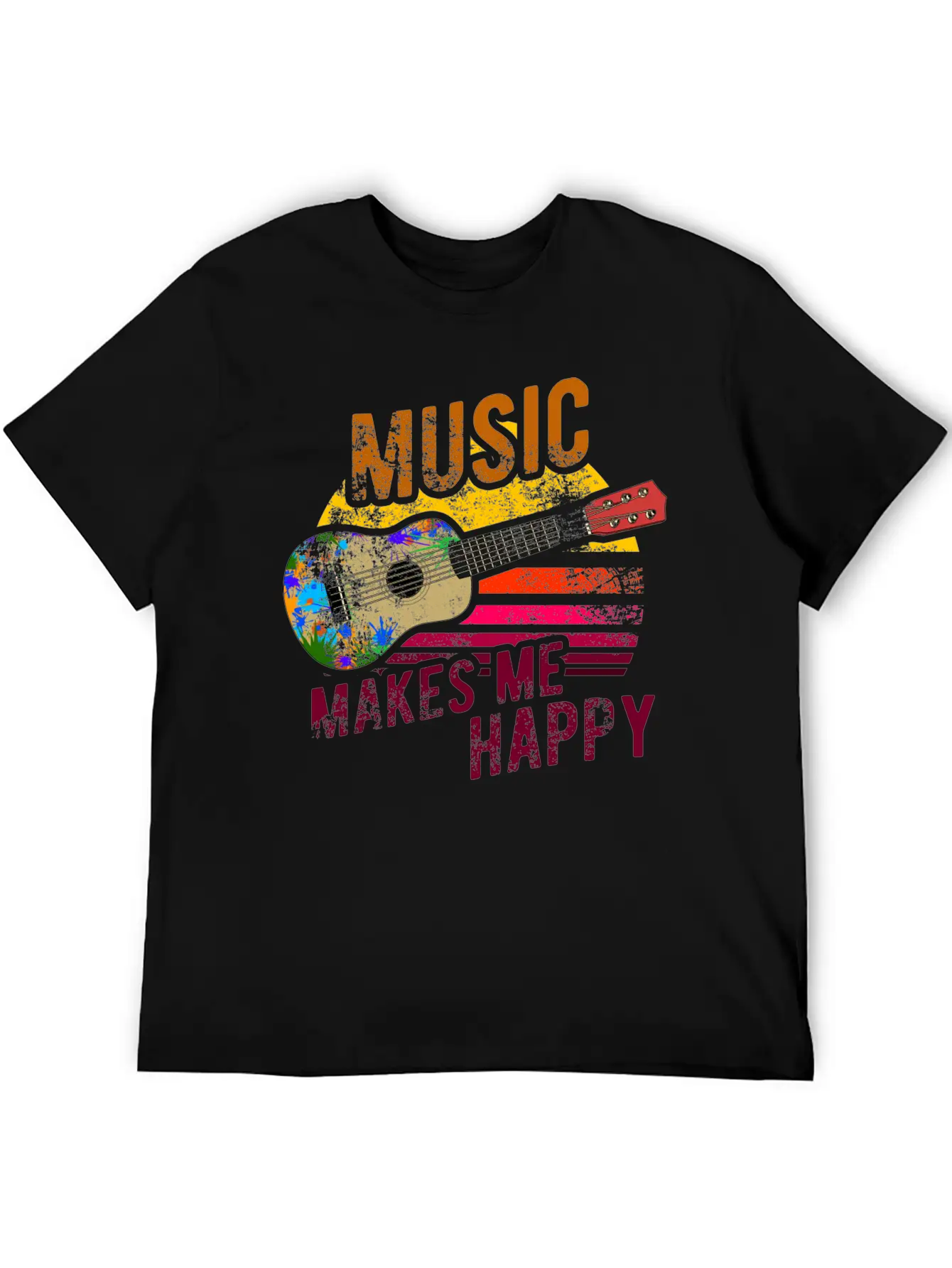 Hawaii Guitar Stylish Everyday T-Shirt – Unisex Basic Cotton Tee